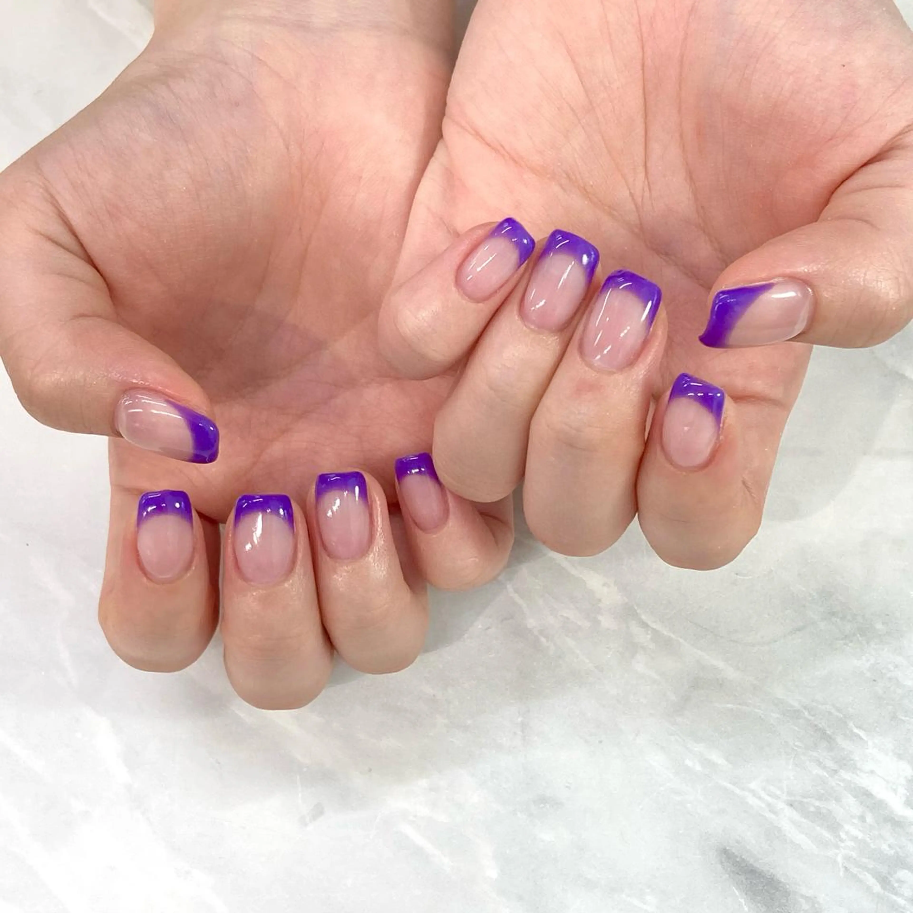 ネイル フレンチネイル KODA308 Saoriのネイルデザイン