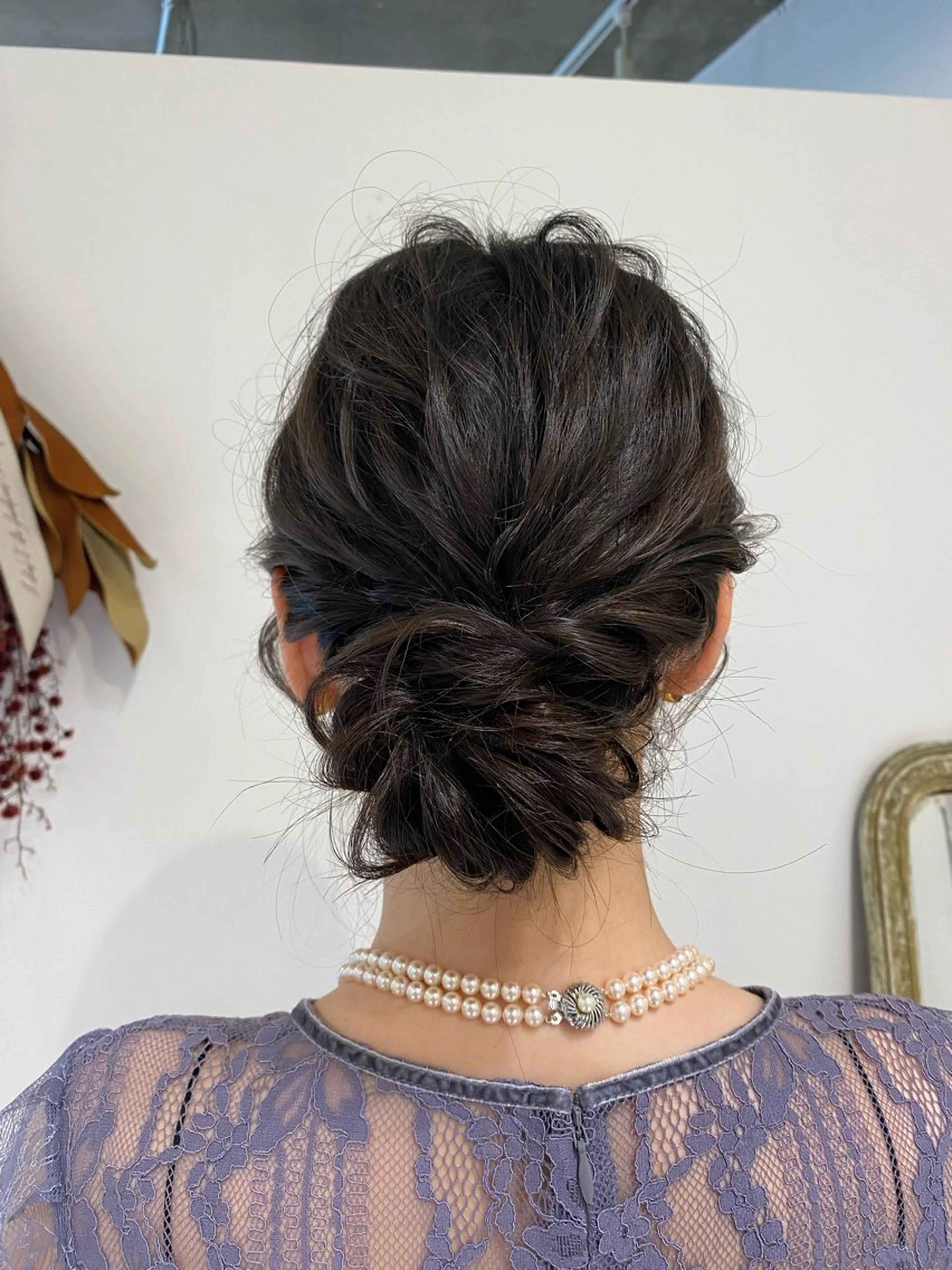 ミディアム ヘアアレンジ ヘアセット ducha所属・DUCHA Tomida naoのヘアスタイル