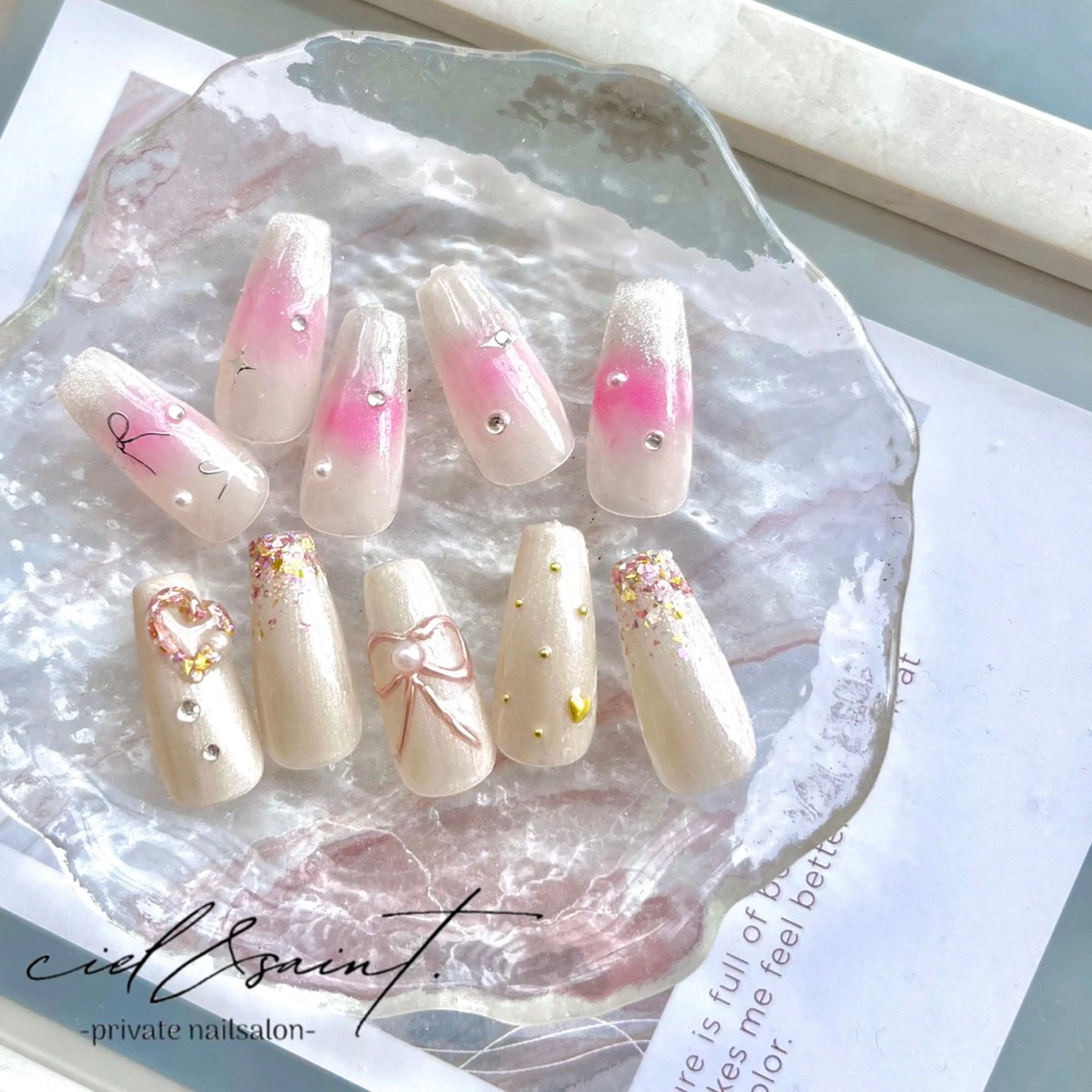 ネイル nail salon ciel&saintのネイルデザイン