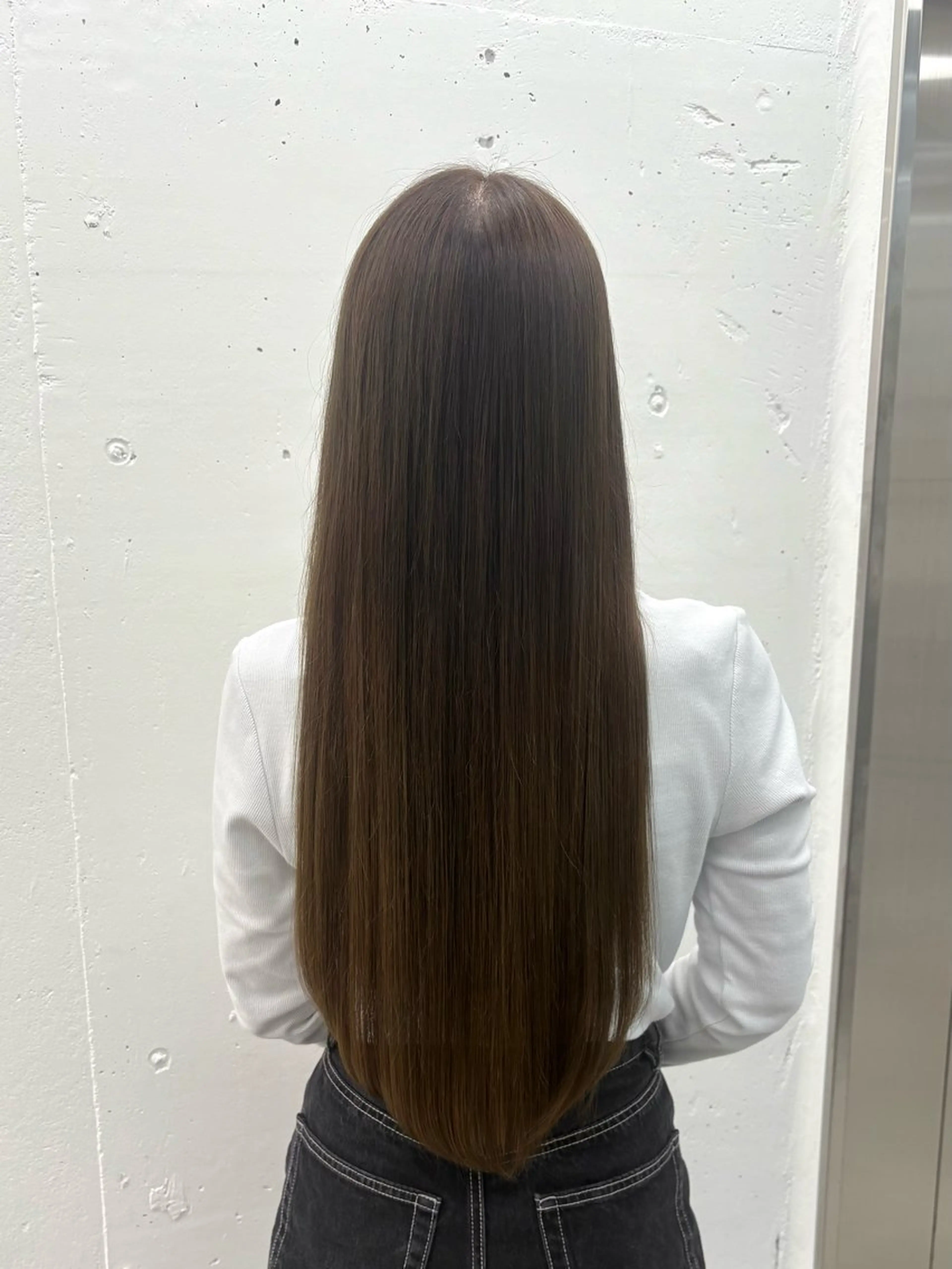 ロング カラー ベージュカラー オリーブベージュ ヘアカラー 🌟ゆりあ🌟 JILLSTUDIOのヘアスタイル