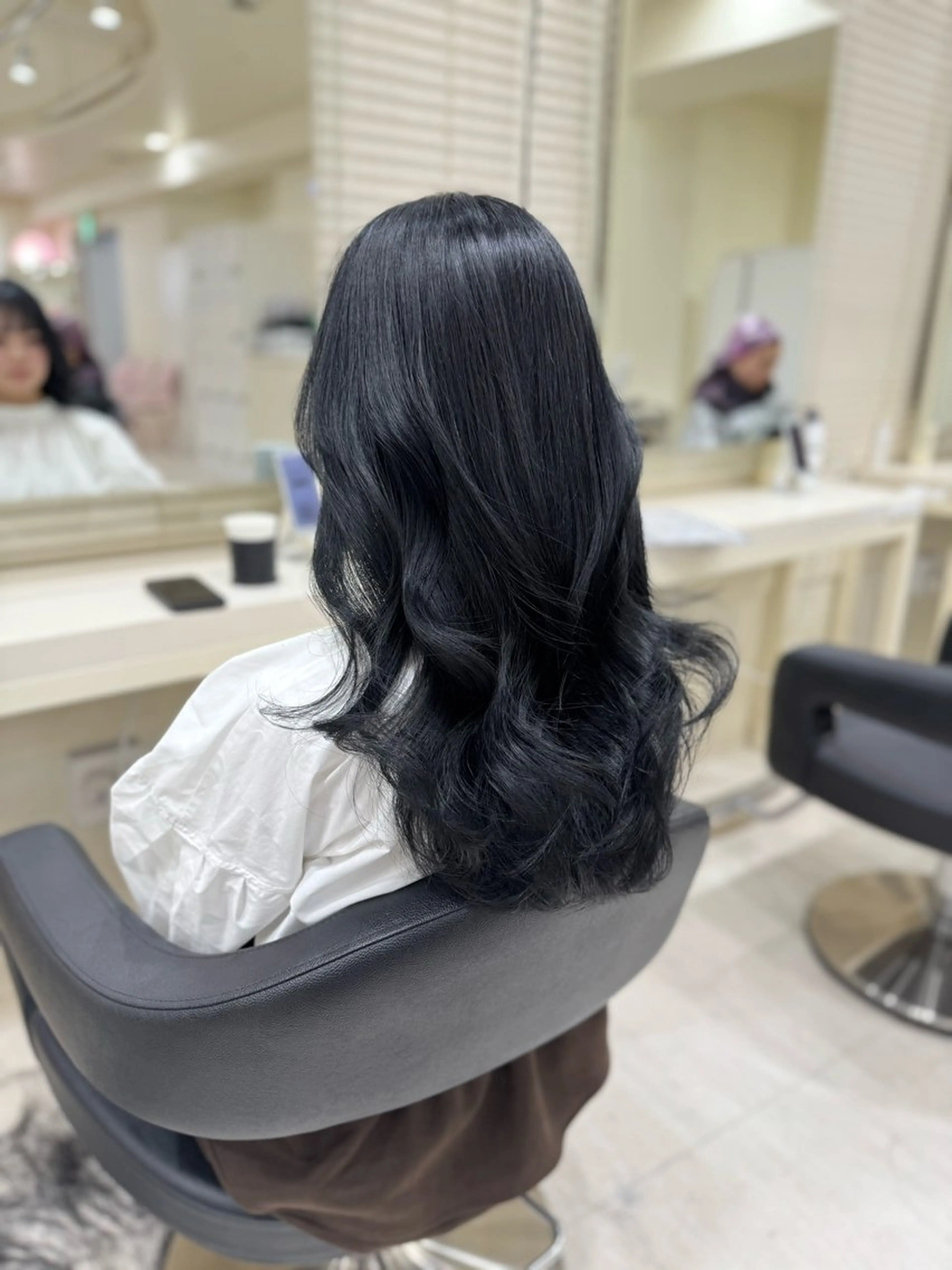 ロング 髪質改善 韓国風ヘア レイヤーカット 似合わせカット カット ヘアカラー トリートメント 韓国ヘア×髪質改善 齋藤晴のヘアスタイル