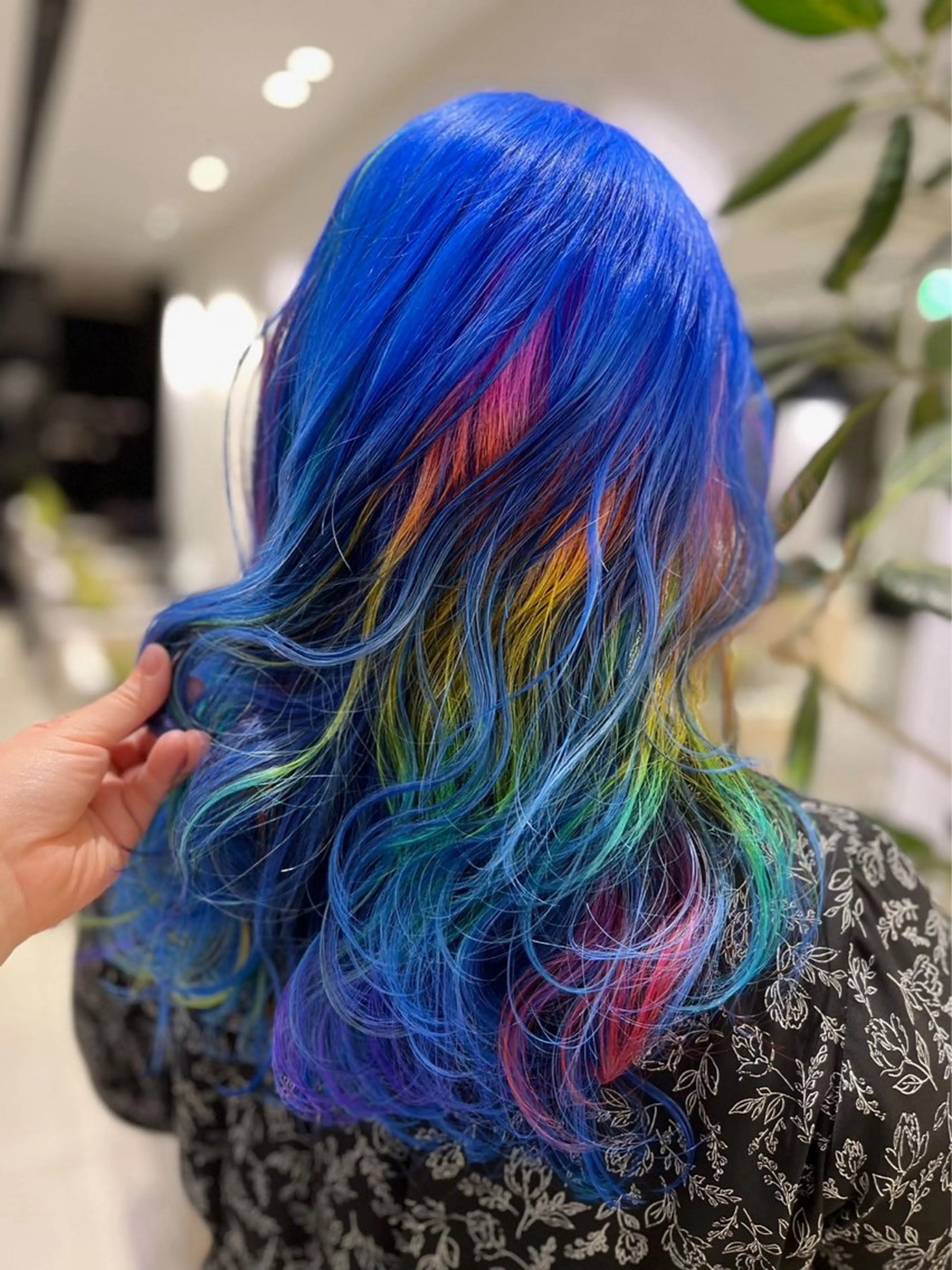 ロング カラー ヘアアレンジ 銀座/髪質改善/ブリ ーチNo.1油谷樹️のヘアスタイル