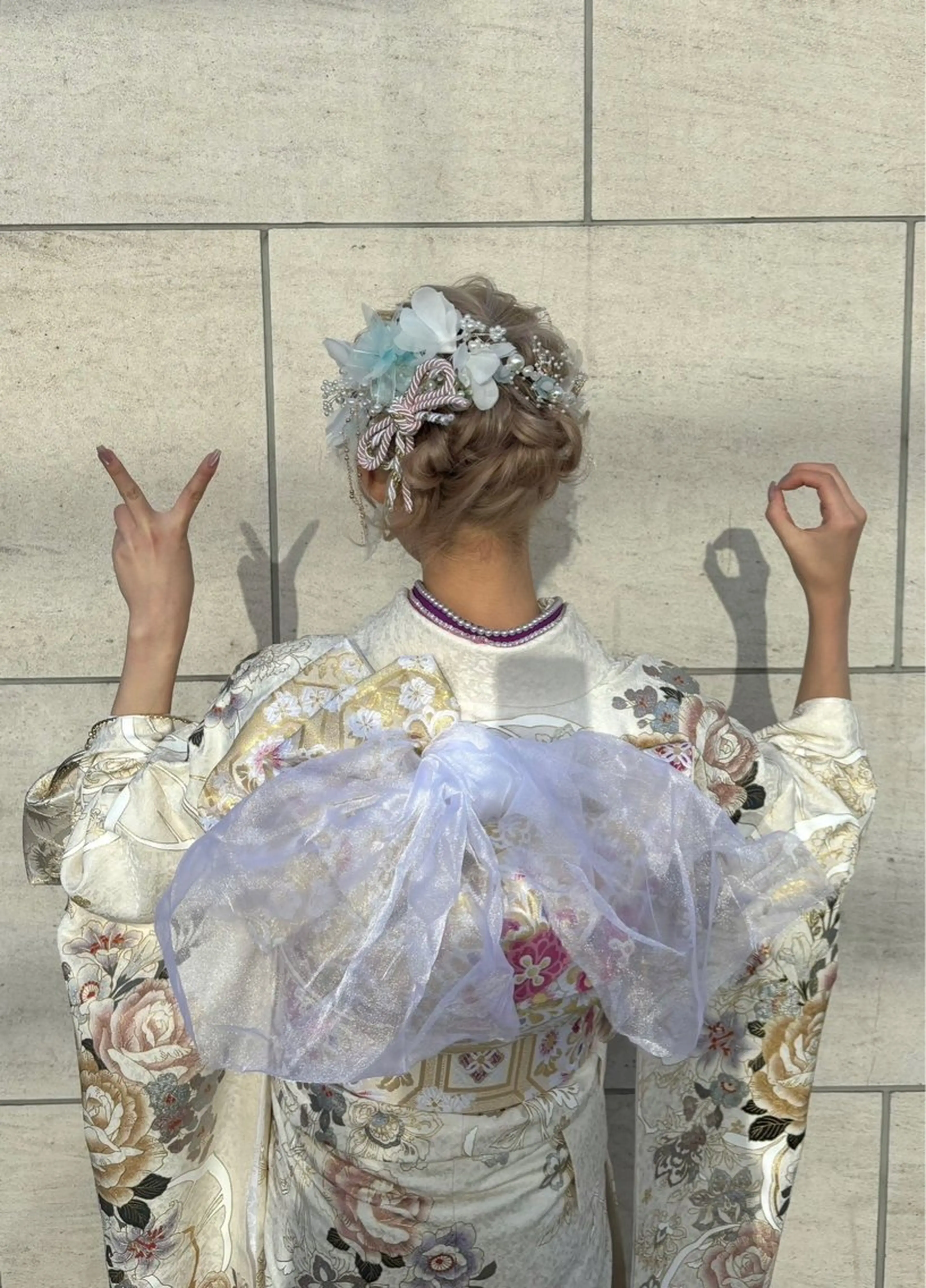 ヘアアレンジ 成人式 大人可愛いヘアメイク 💋🧚‍♀️しずかのヘアスタイル