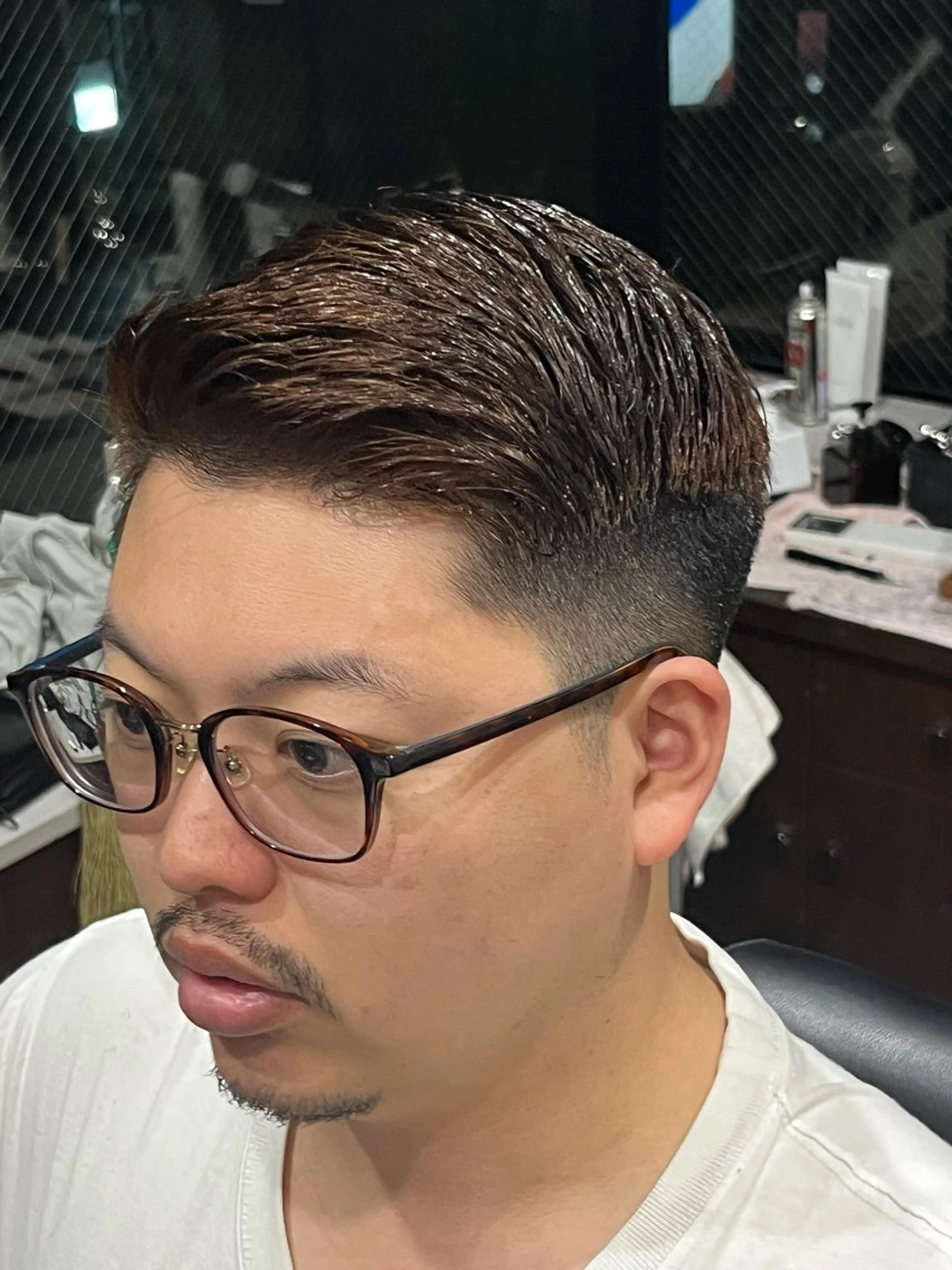 ショート カット 小原沢 彪真のヘアスタイル