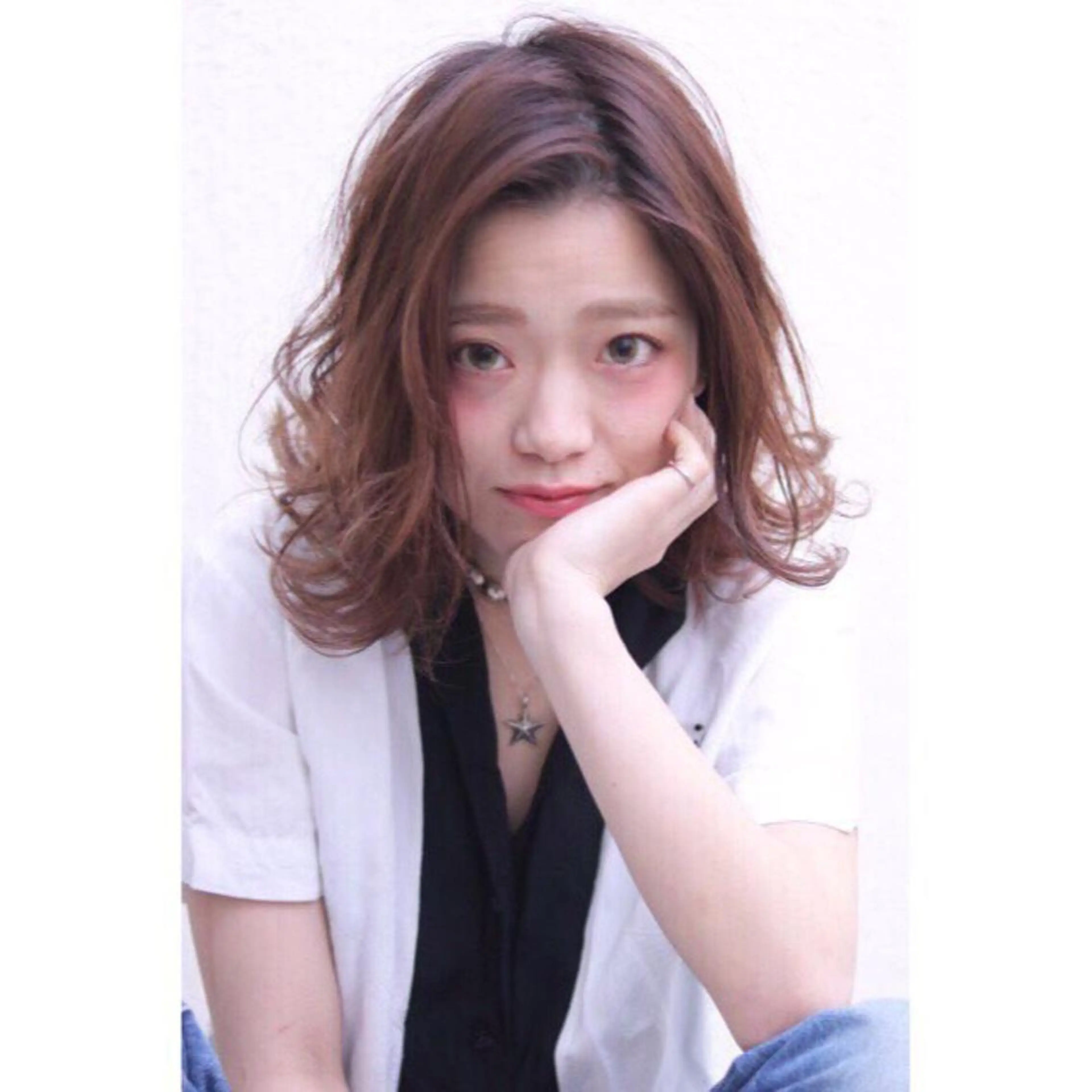 カラー ハイライトカラー TOWA 野村　コウダイのヘアスタイル