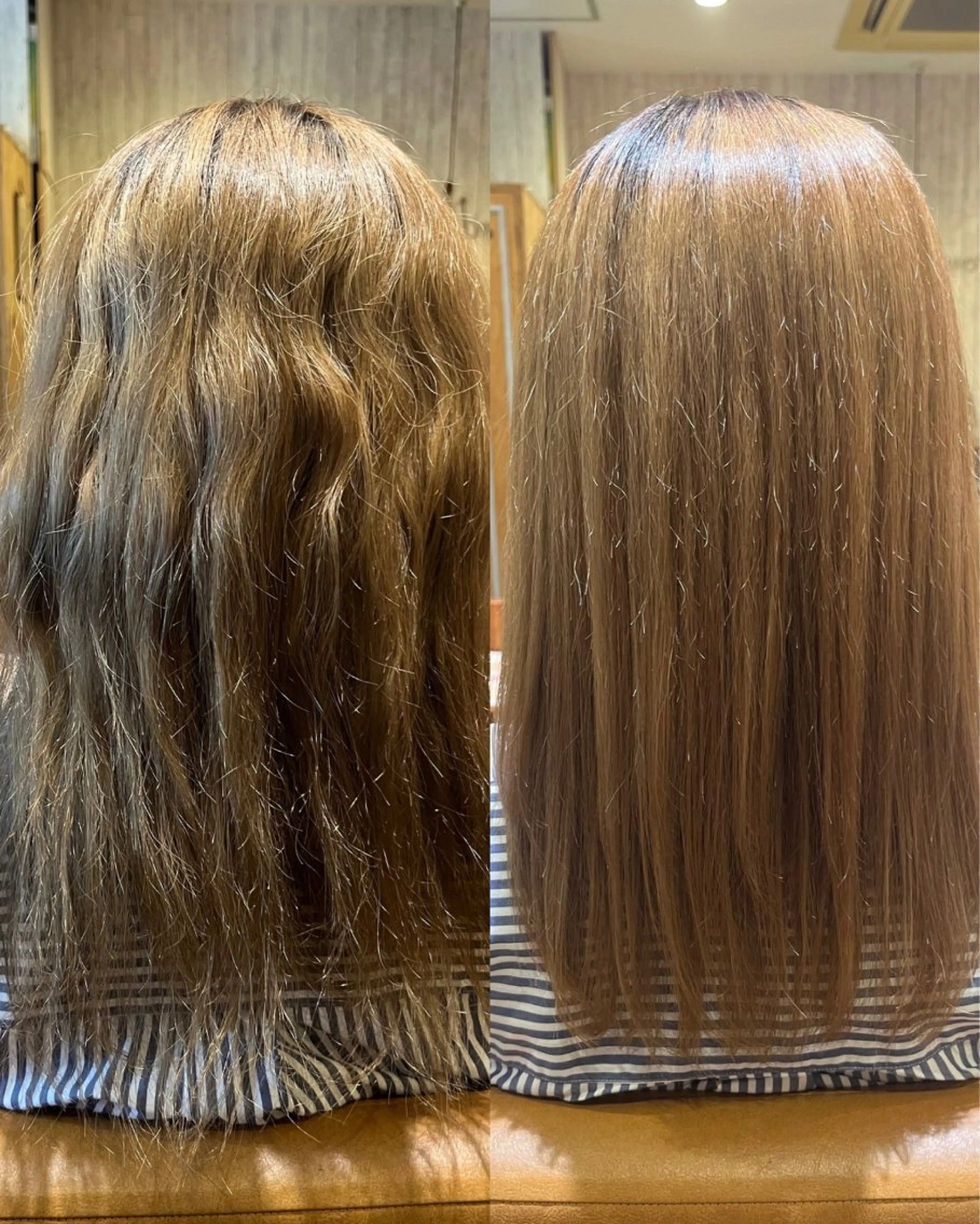 「ミニモ学割」　ブリーチ毛向けシルクストレートコース　(カット＋縮毛矯正＋5ステップトリートメント)の写真