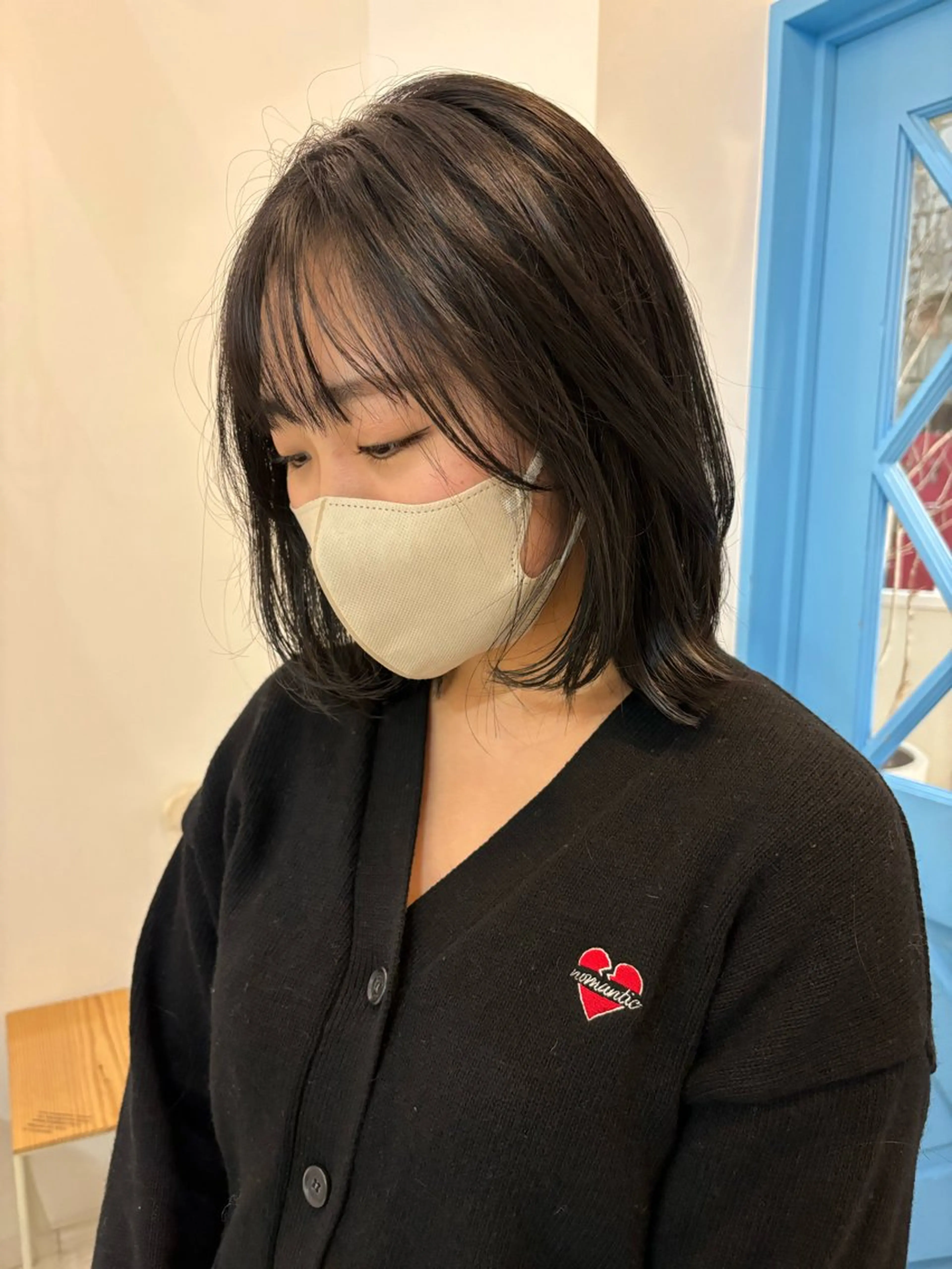 ミディアム カット ボブ／ミニボブ／ akaneのヘアスタイル