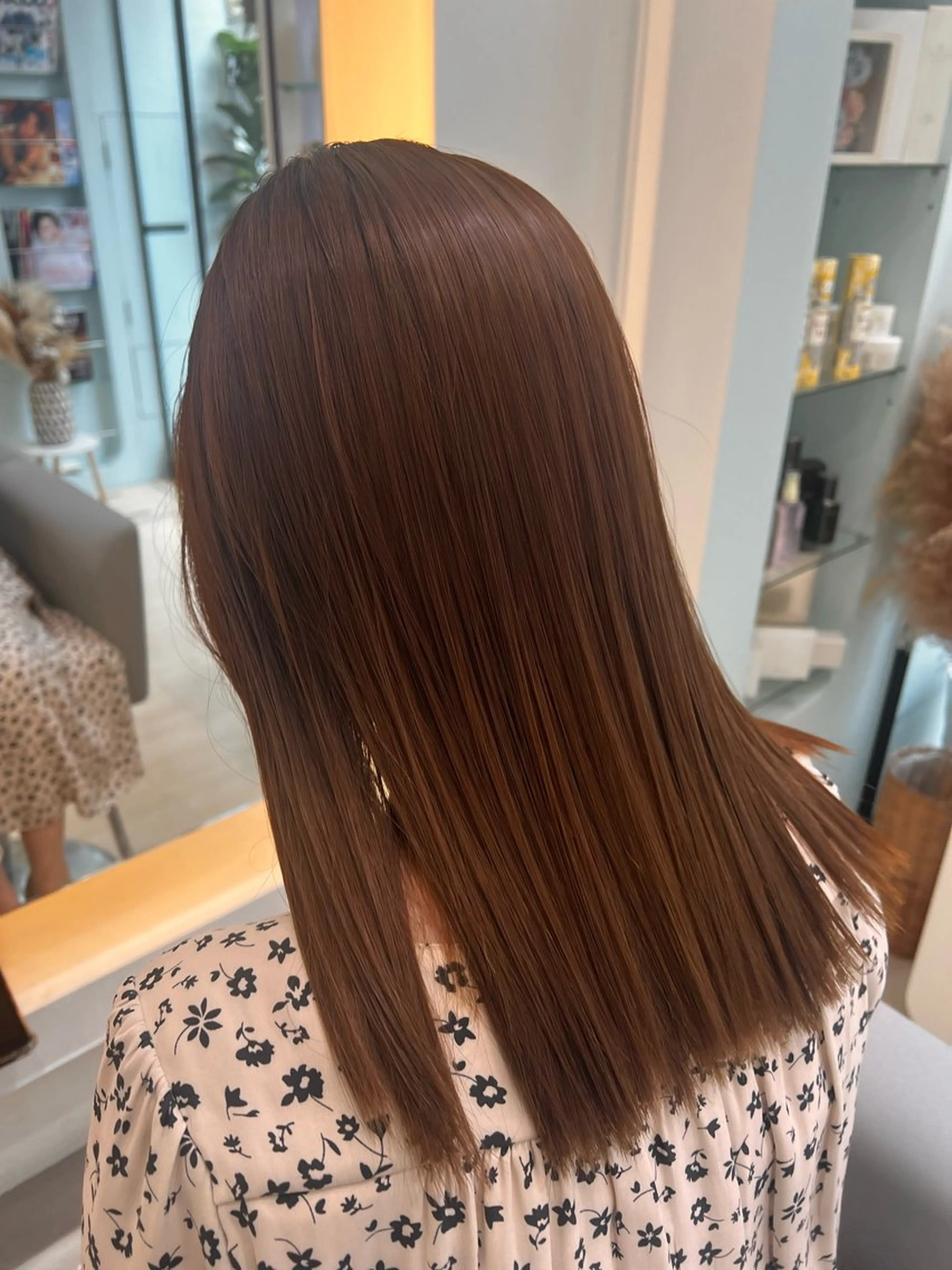 ミディアム カラー パーマ ヘアアレンジ メンズ ヘアカラー 堀井 凌平のヘアスタイル