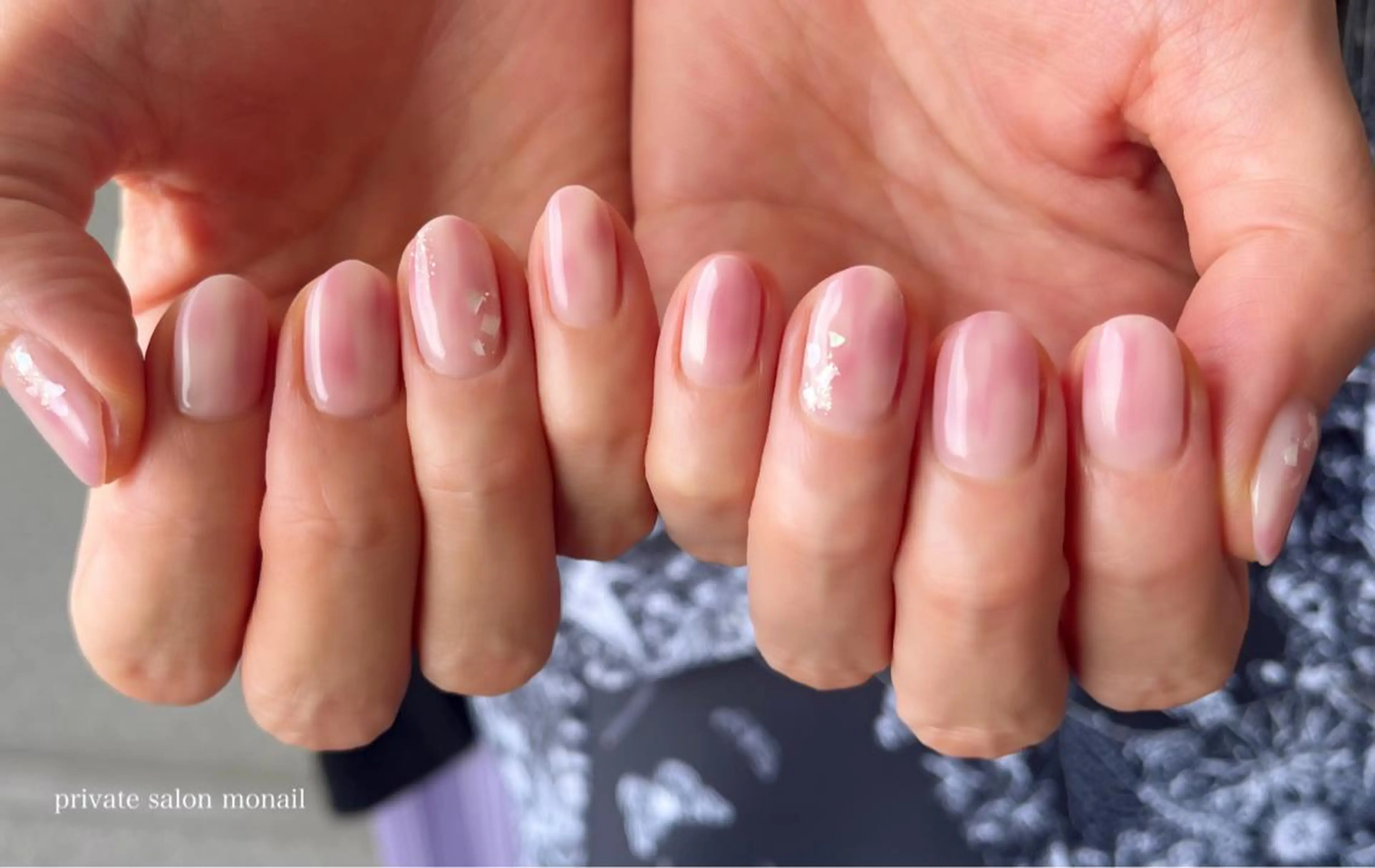 ネイル 大理石ネイル(マーブル) ハンドネイル private  nail monail所属・nail salon monailのネイルデザイン