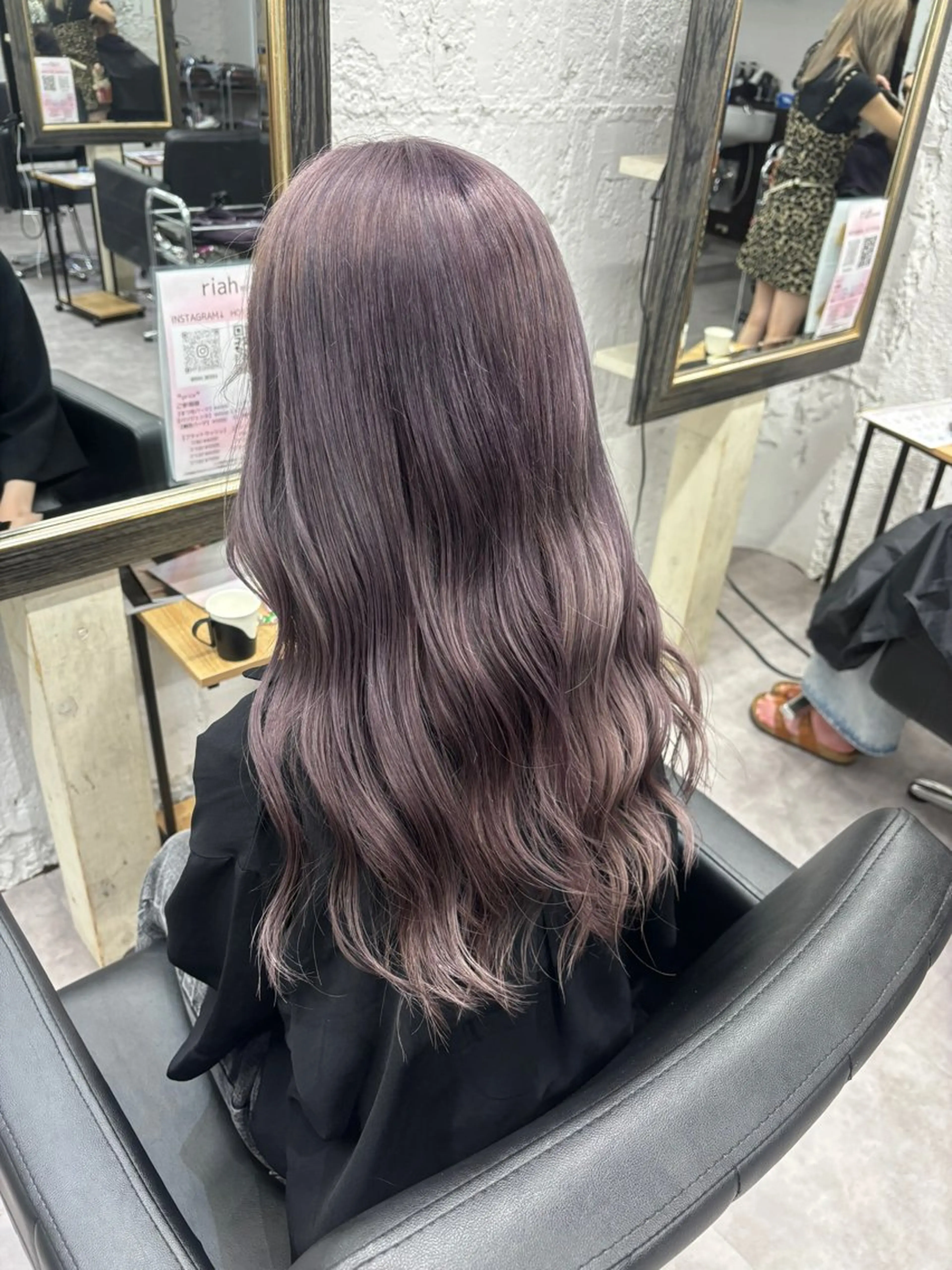 ロング カラー ハイトーン/ダブル カラー/akihoのヘアスタイル