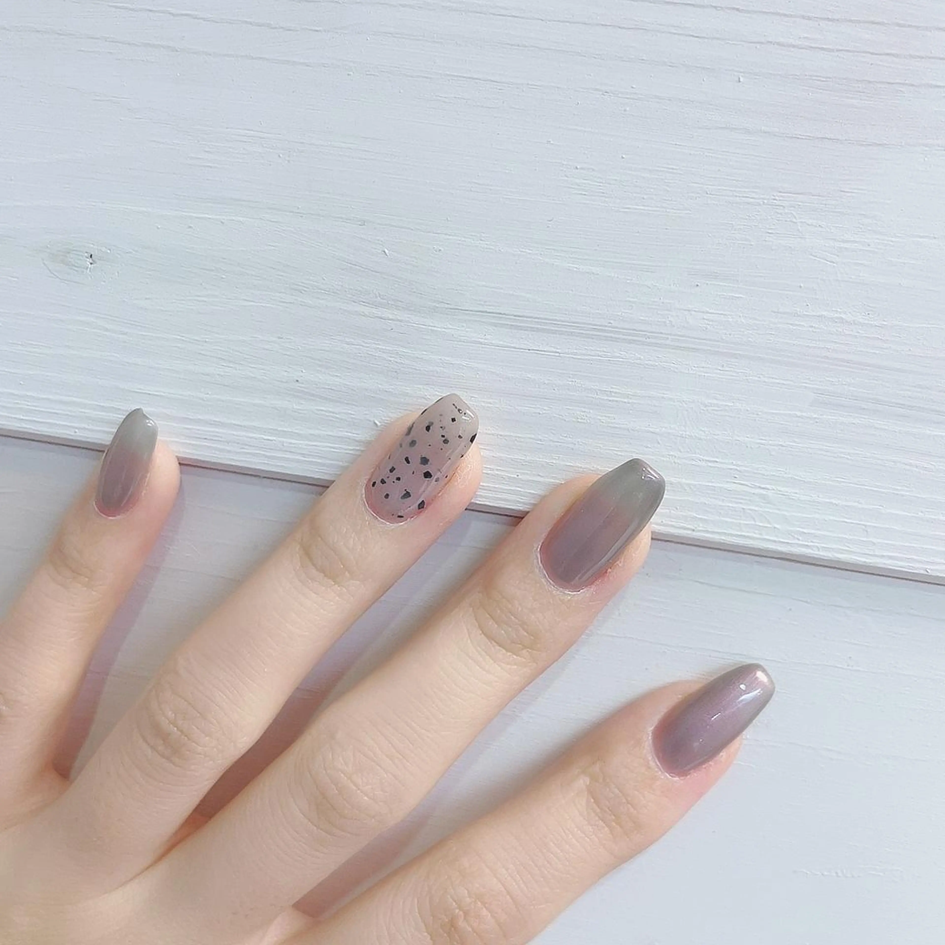 ネイル ワンカラーネイル nomoto yuuriのマツエク・マツパデザイン