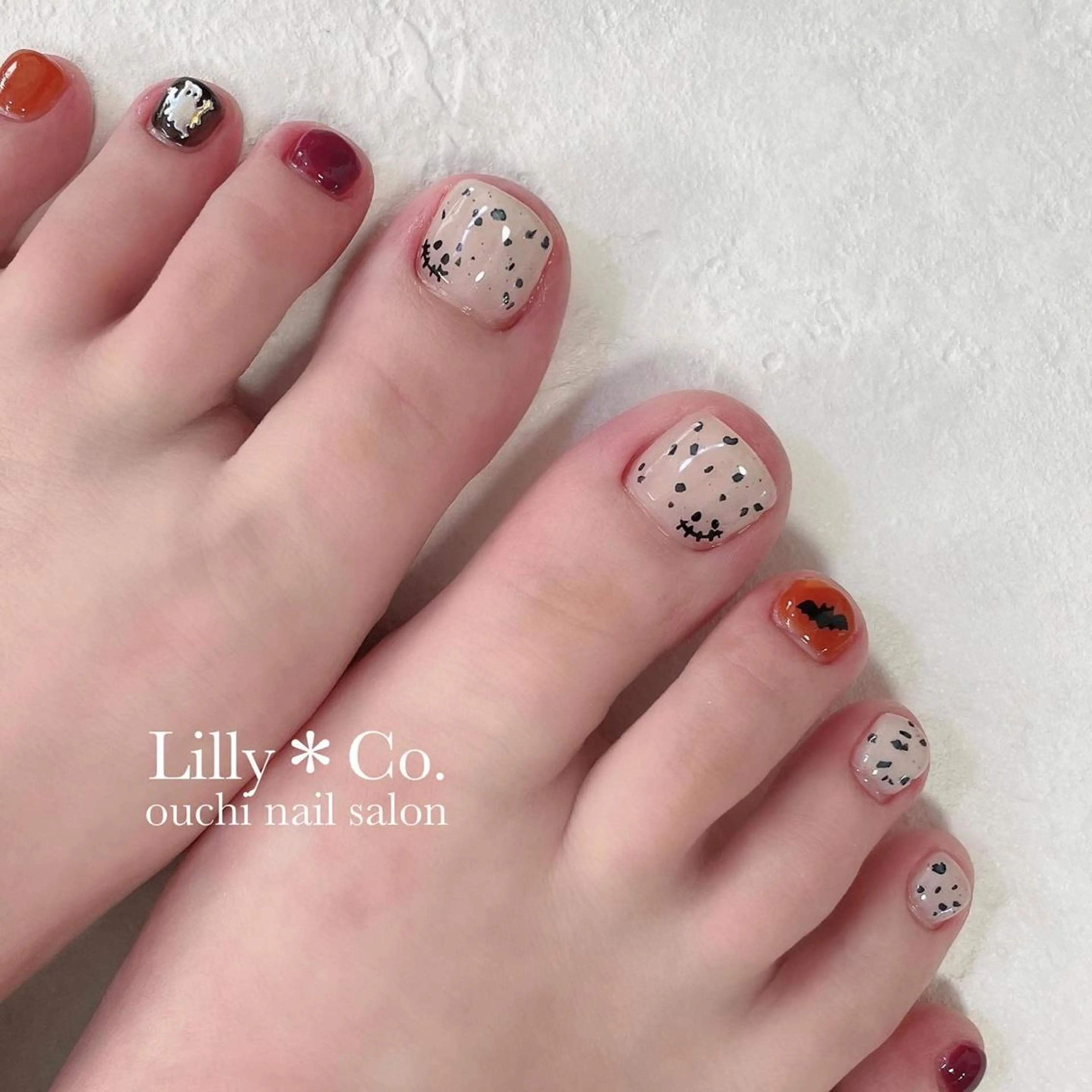 ネイル ハロウィン Lilly Co.のネイルデザイン