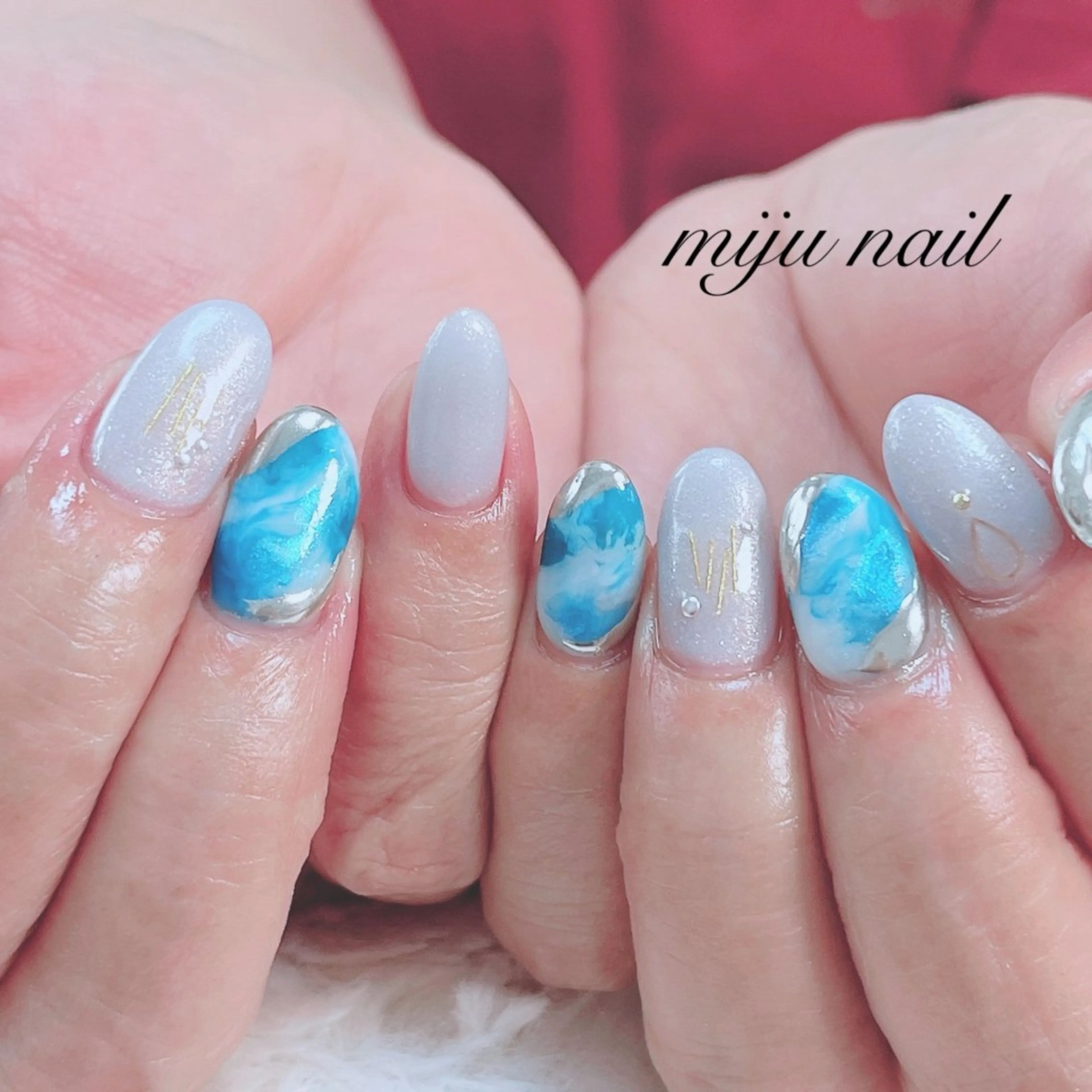 ネイル ❁miju nail 大人上品/自爪育成のネイルデザイン