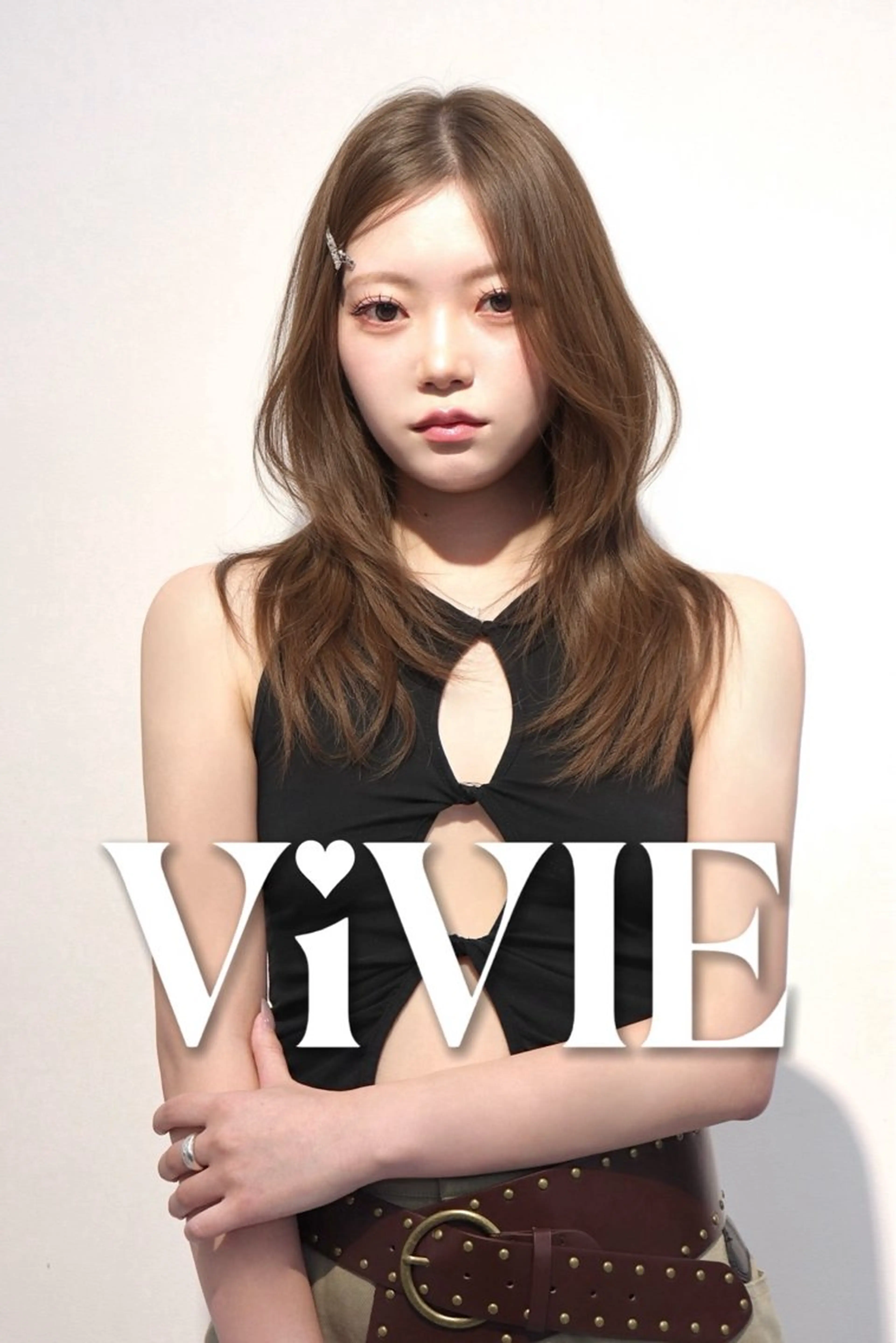 セミロング カラー ベージュカラー ブリーチ ケアブリーチ デザインカラー ダブルカラー カット ヘアカラー TATSUブリーチ/ ミルクティーベージュのヘアスタイル