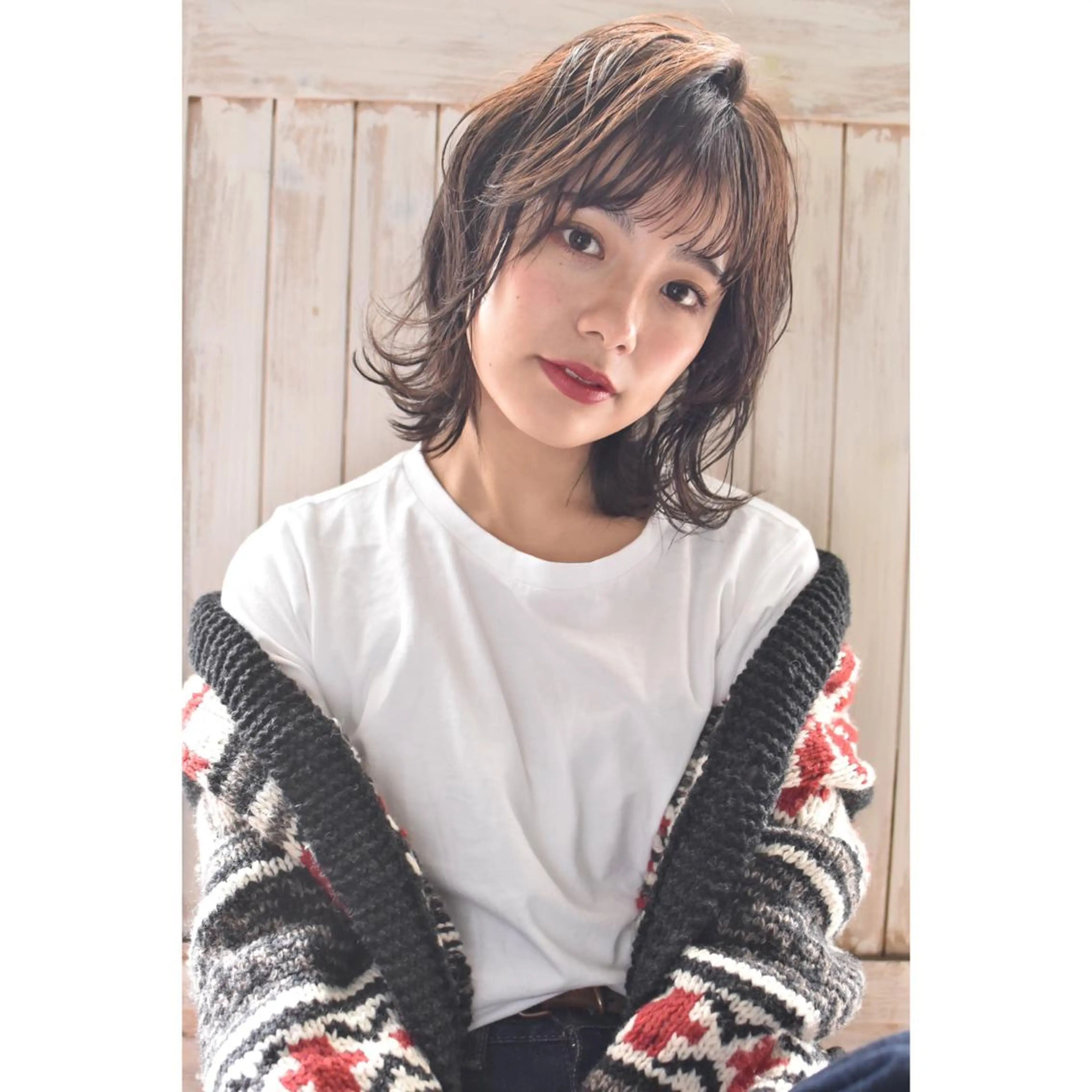 ミディアム カラー パーマ メンズ カット パーマ トリートメント 南堀江🌿パーマ Tetsu【テツ】のヘアスタイル