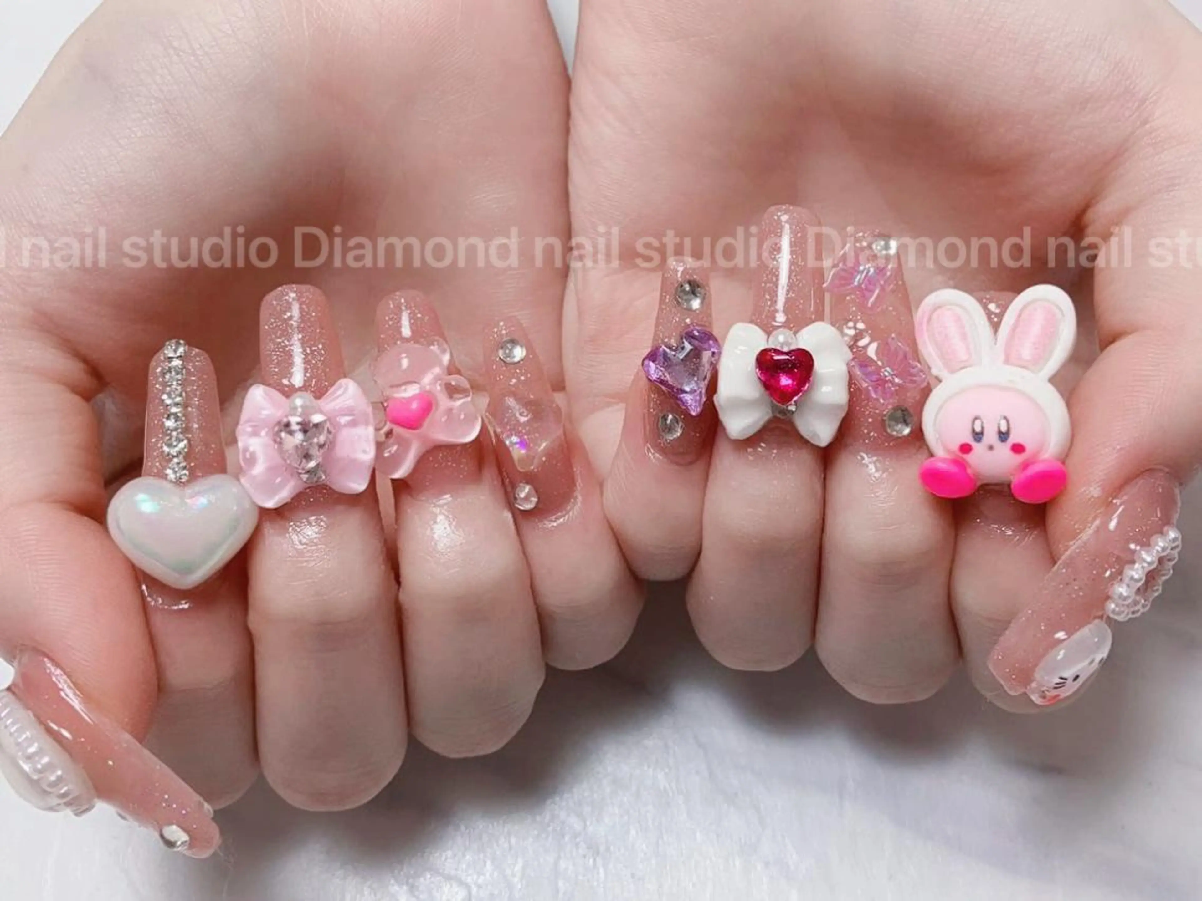 ネイル ハンドネイル DIAMOND Nail🍒のネイルデザイン