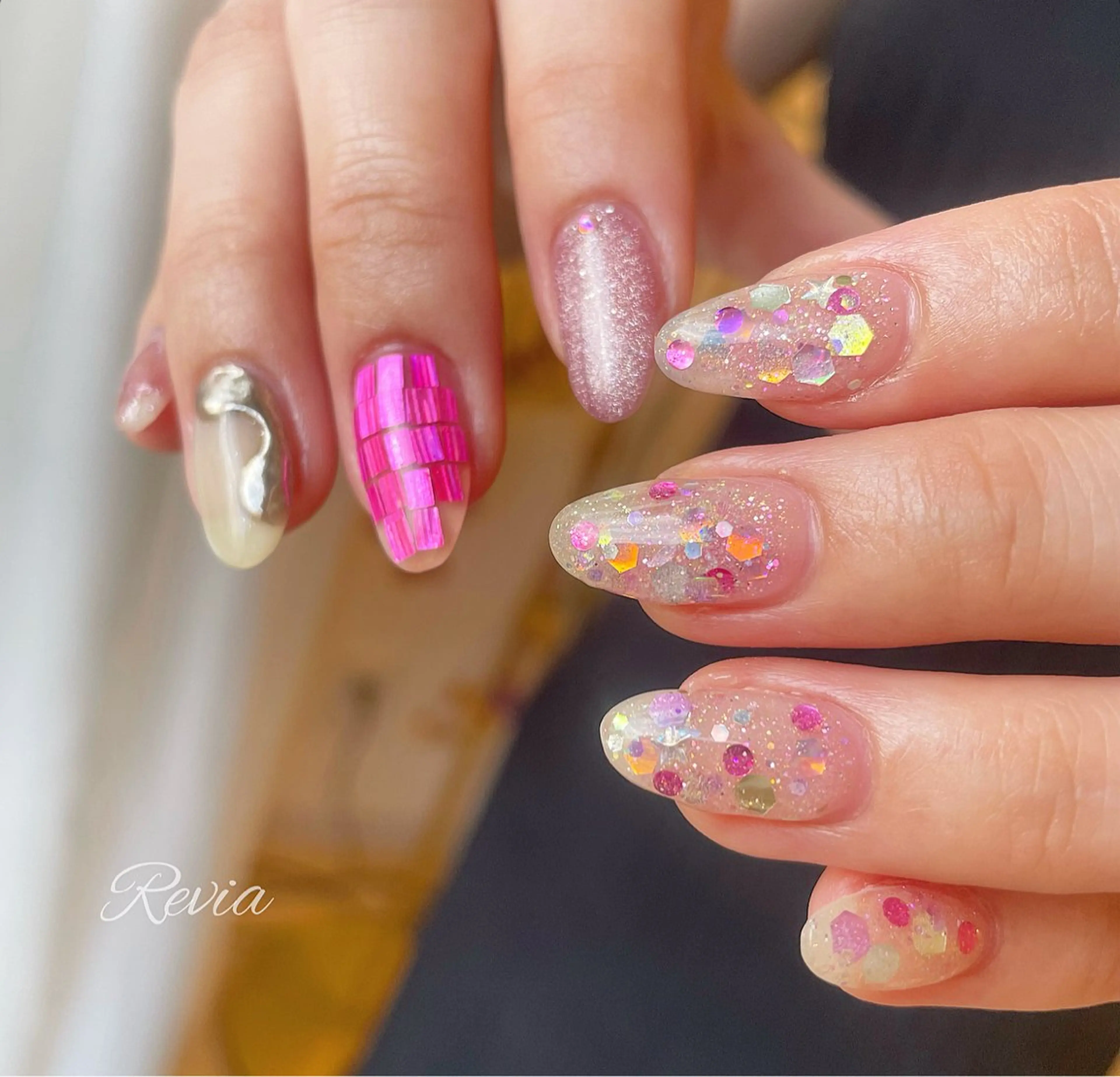 ネイル ハンドネイル revia所属・ERI Nailistのネイルデザイン