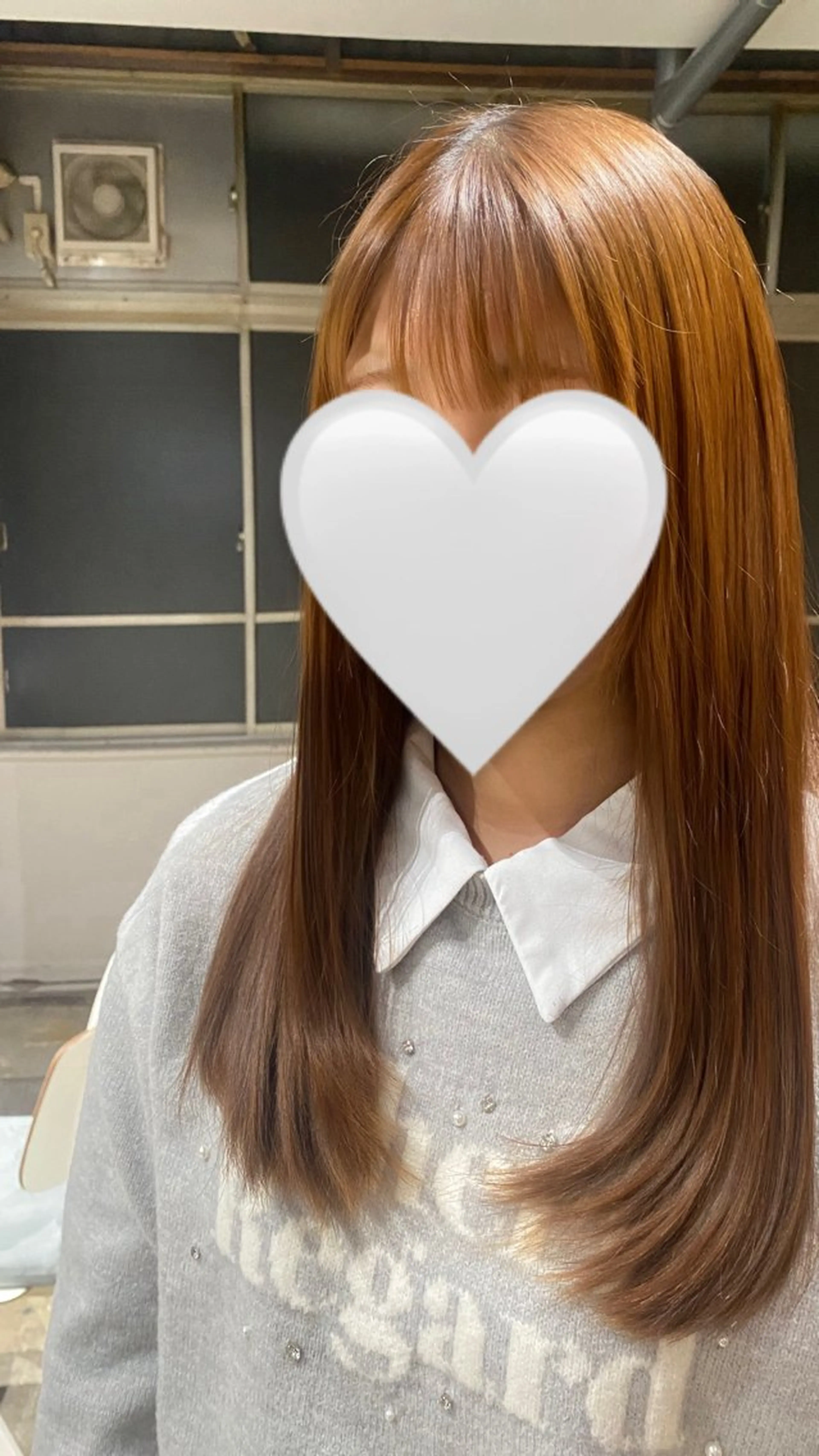 ロング レイヤーカット 玉置 七海のヘアスタイル