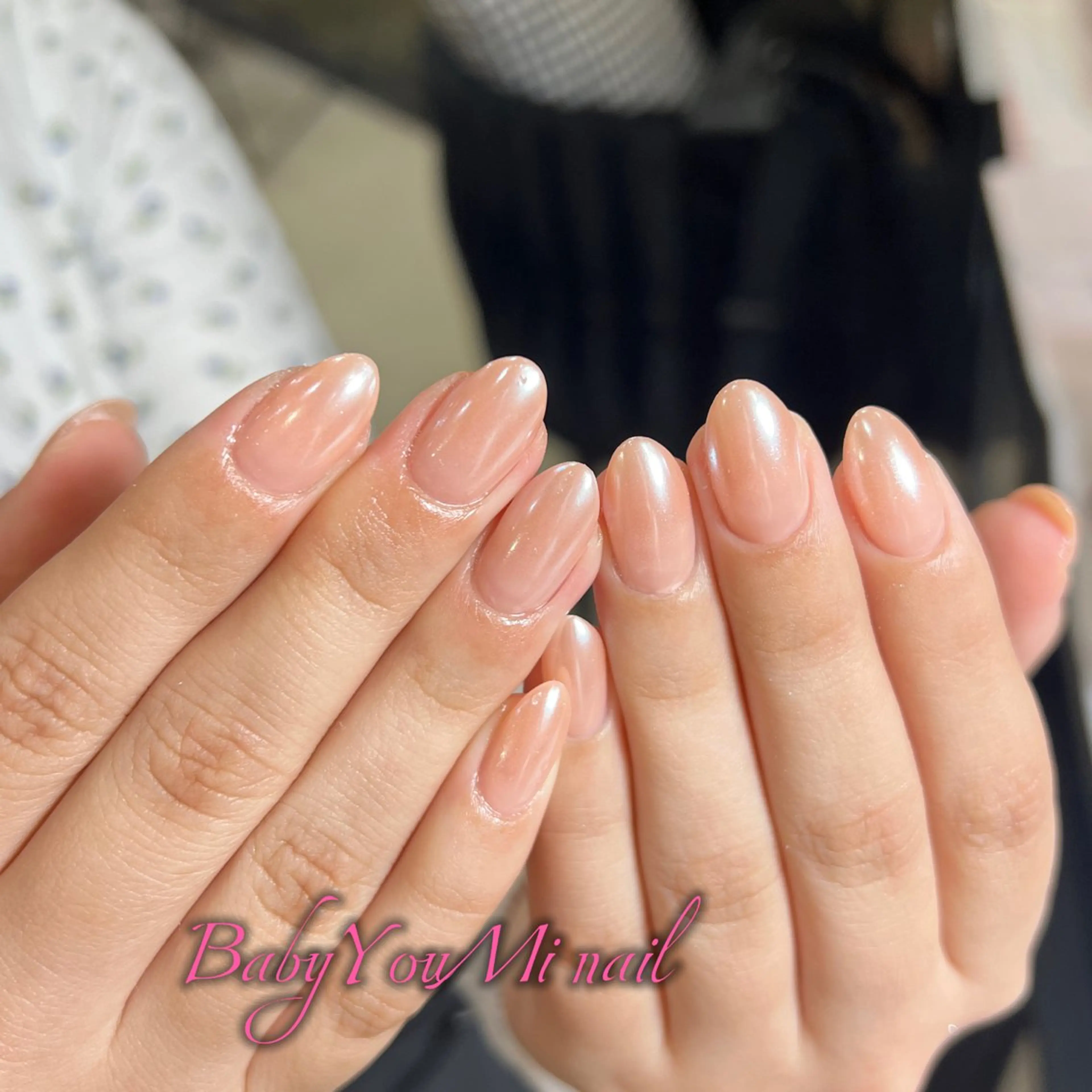 ネイル オーロラネイル フラワーネイル フットネイル フレンチネイル ジェルネイル ハンドネイル BabyYouMi ねねのネイルデザイン