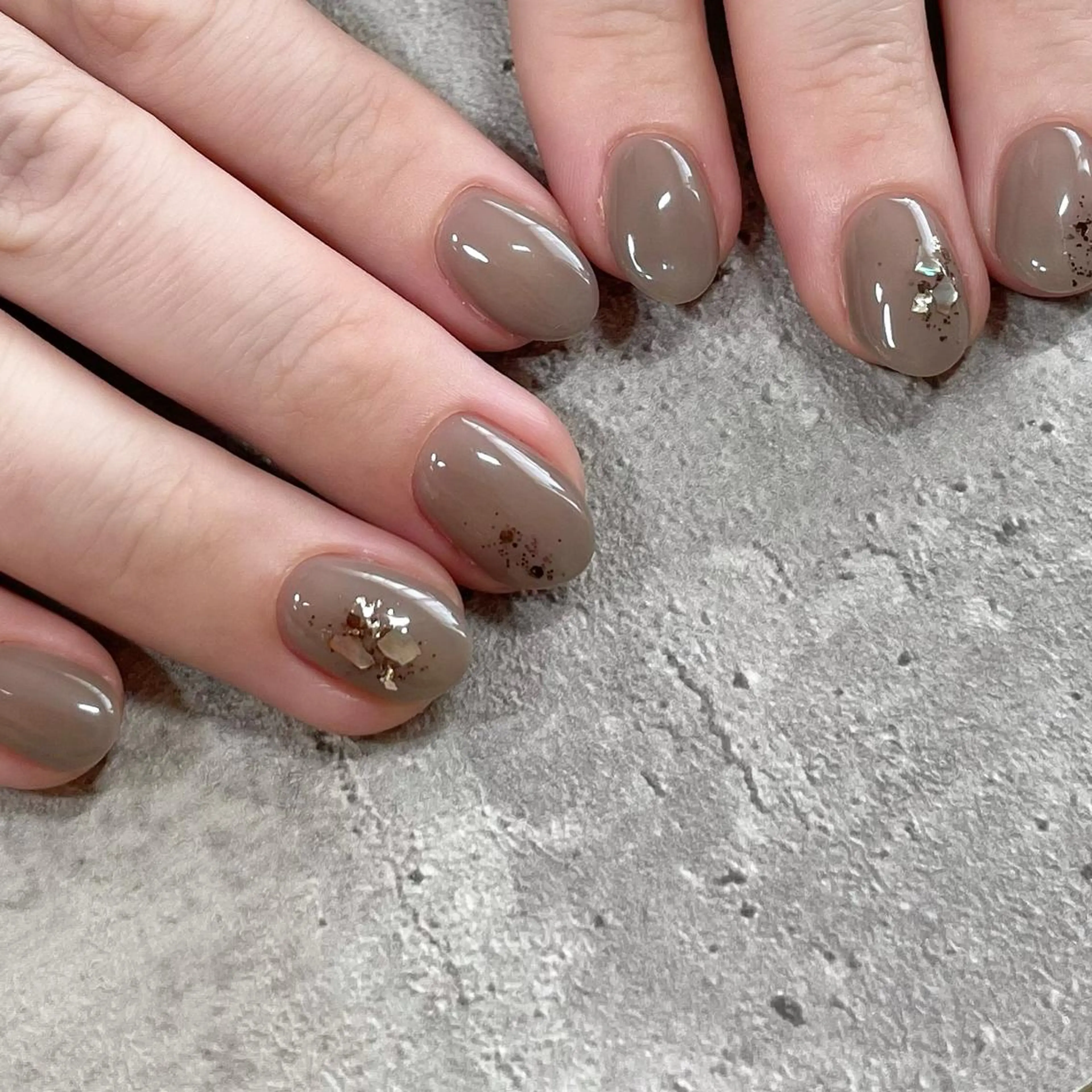 ネイル ジェルネイル シンプルネイル 東 千夏のネイルデザイン