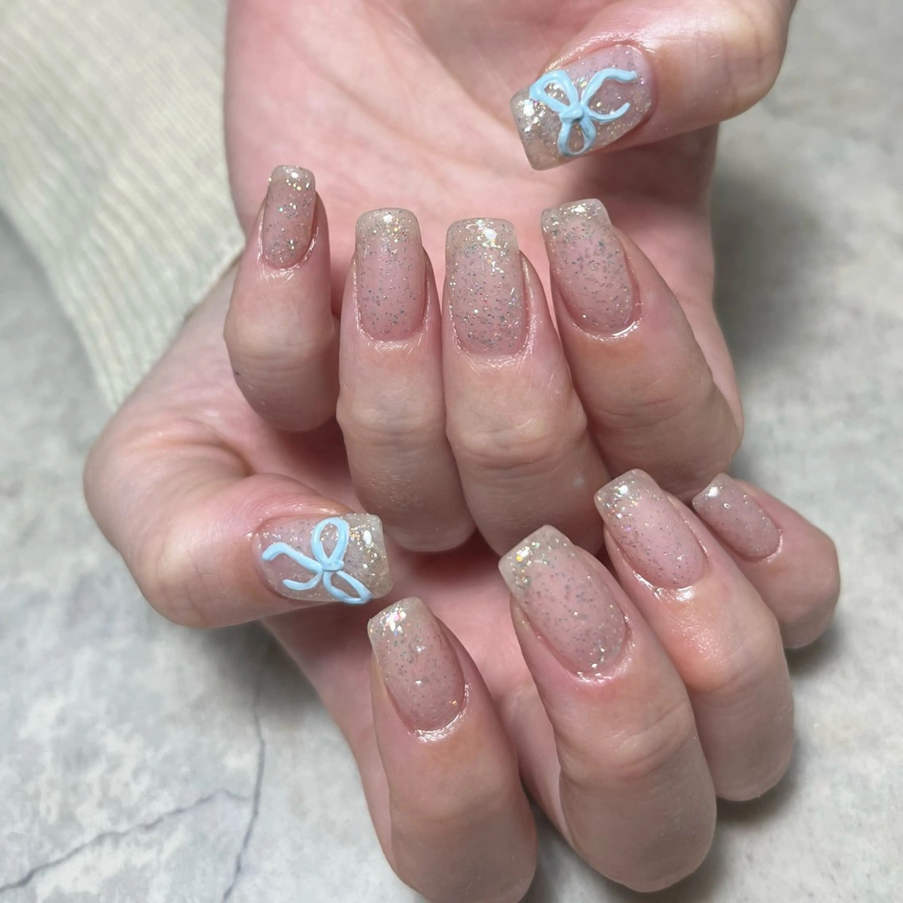 ネイル グリーン ハンドネイル nail salon O (en)所属・vegh. nail/阿波座のネイルデザイン