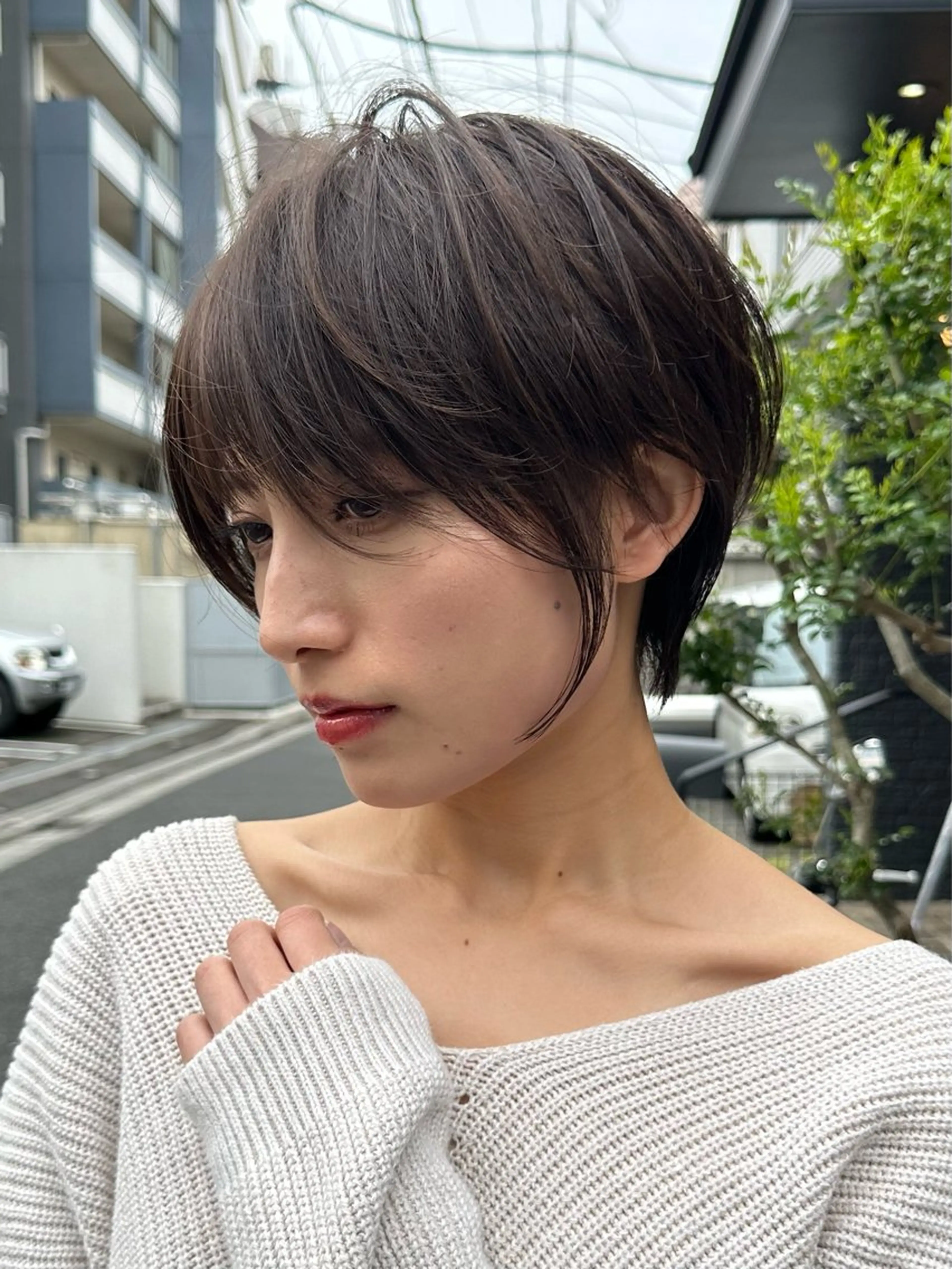 ショート ショートヘア 小顔カット カット ヘアカラー トリートメント ヘッドスパ taiga ショート /レイヤー/矯正🌈のヘアスタイル