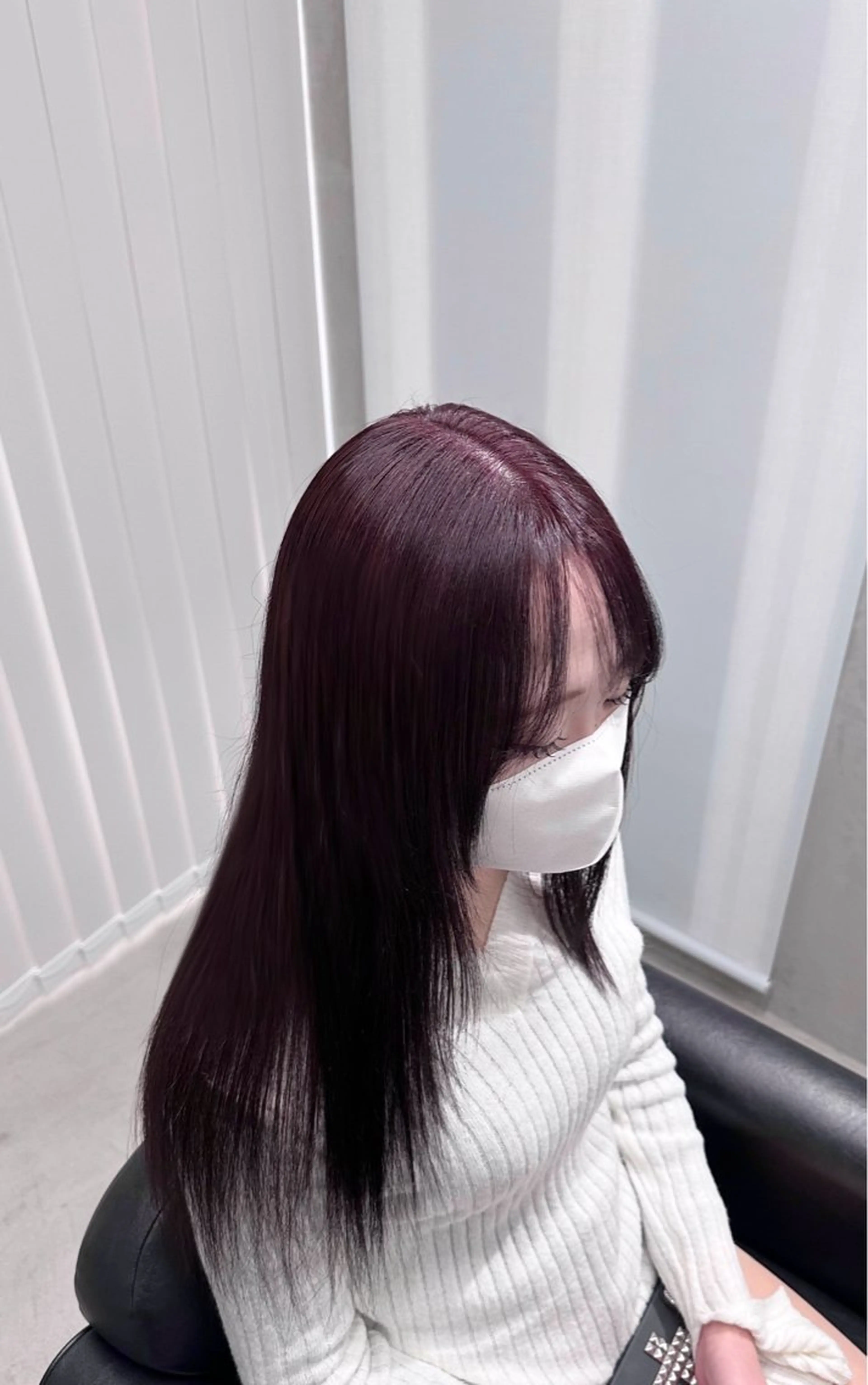 ロング カラー ベージュカラー ブリーチ ブラウンカラー カシス 透明感カラー ヘアカラー 三浦 斗翔のヘアスタイル