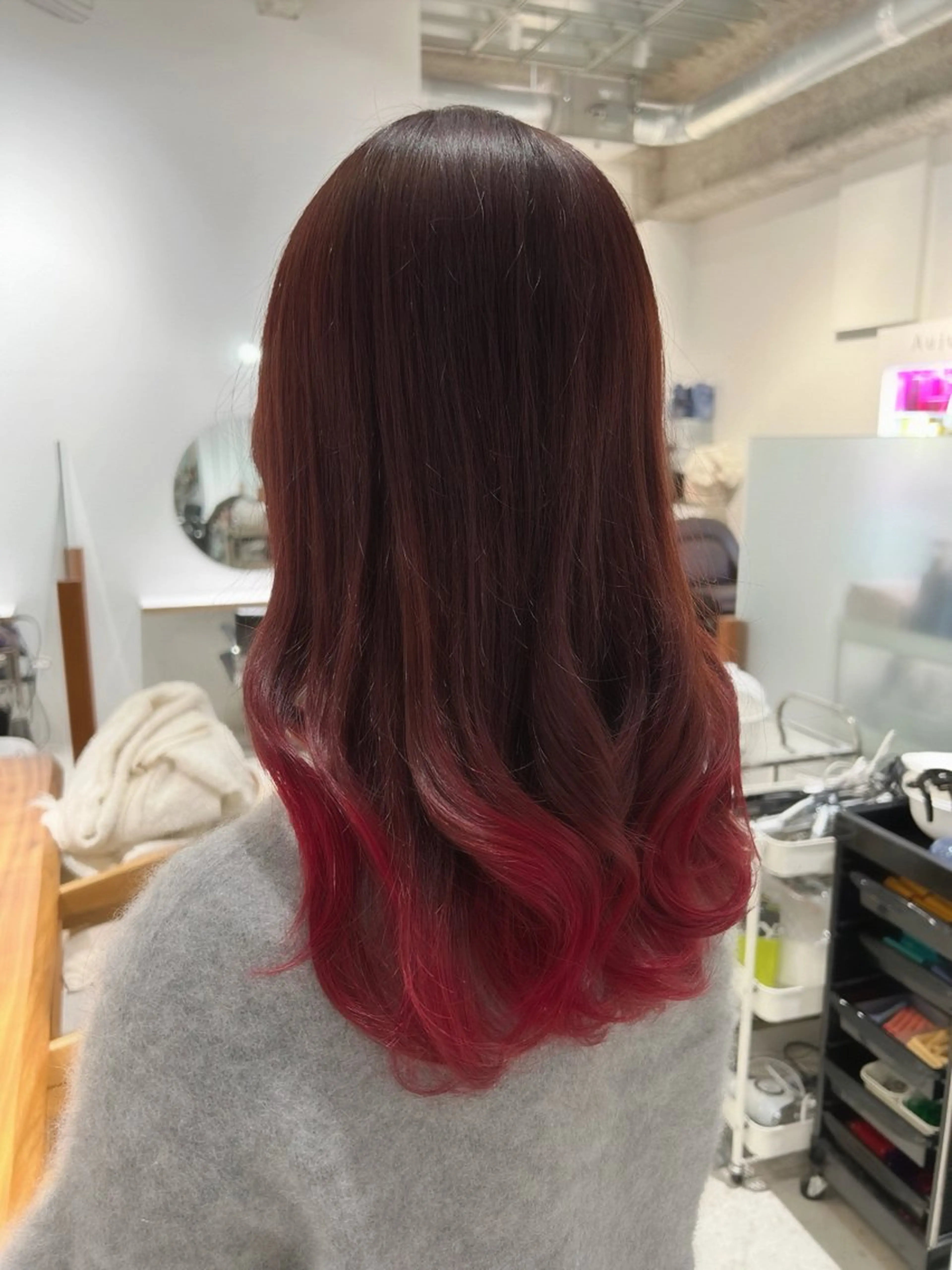ロング カット ヘアカラー 宮澤 美幸のヘアスタイル