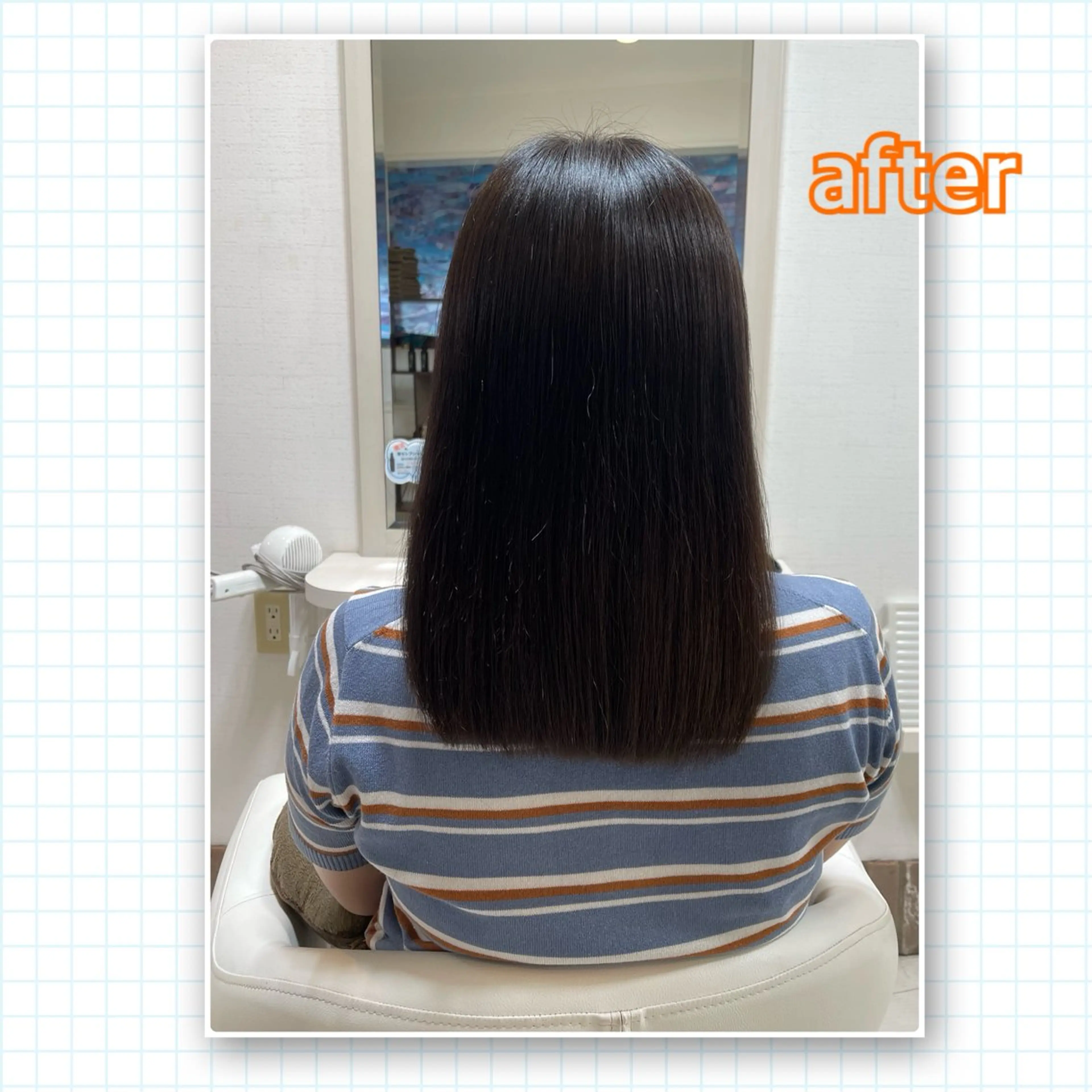 ミディアム アミーベル🧸🧡 本店✂️しおりのヘアスタイル