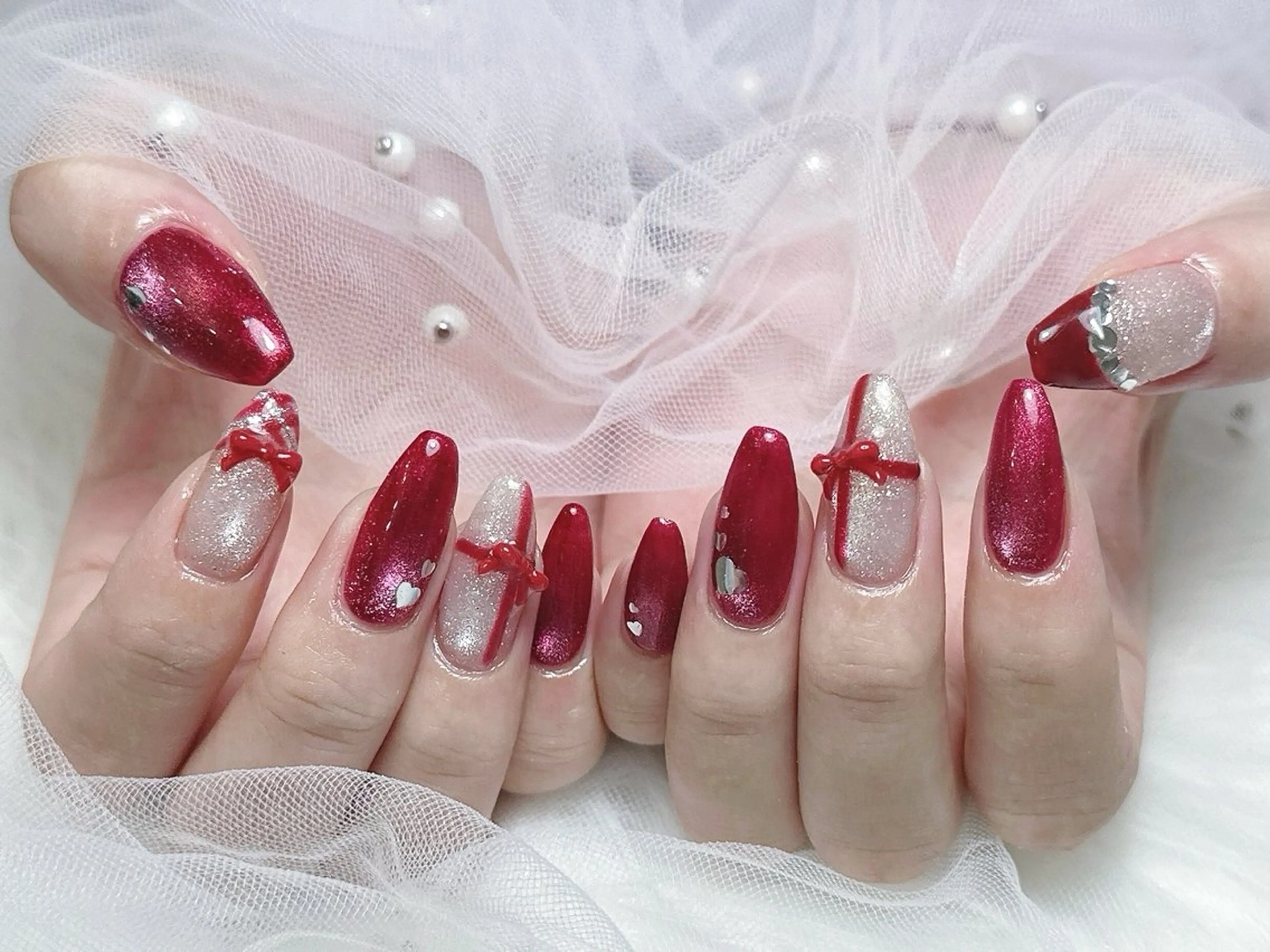 ネイル ハンドネイル フットネイル 【Eclat エクラ】nail&beauty所属・Eclat〔エクラ〕 MOEKA𝜗𝜚*のネイルデザイン