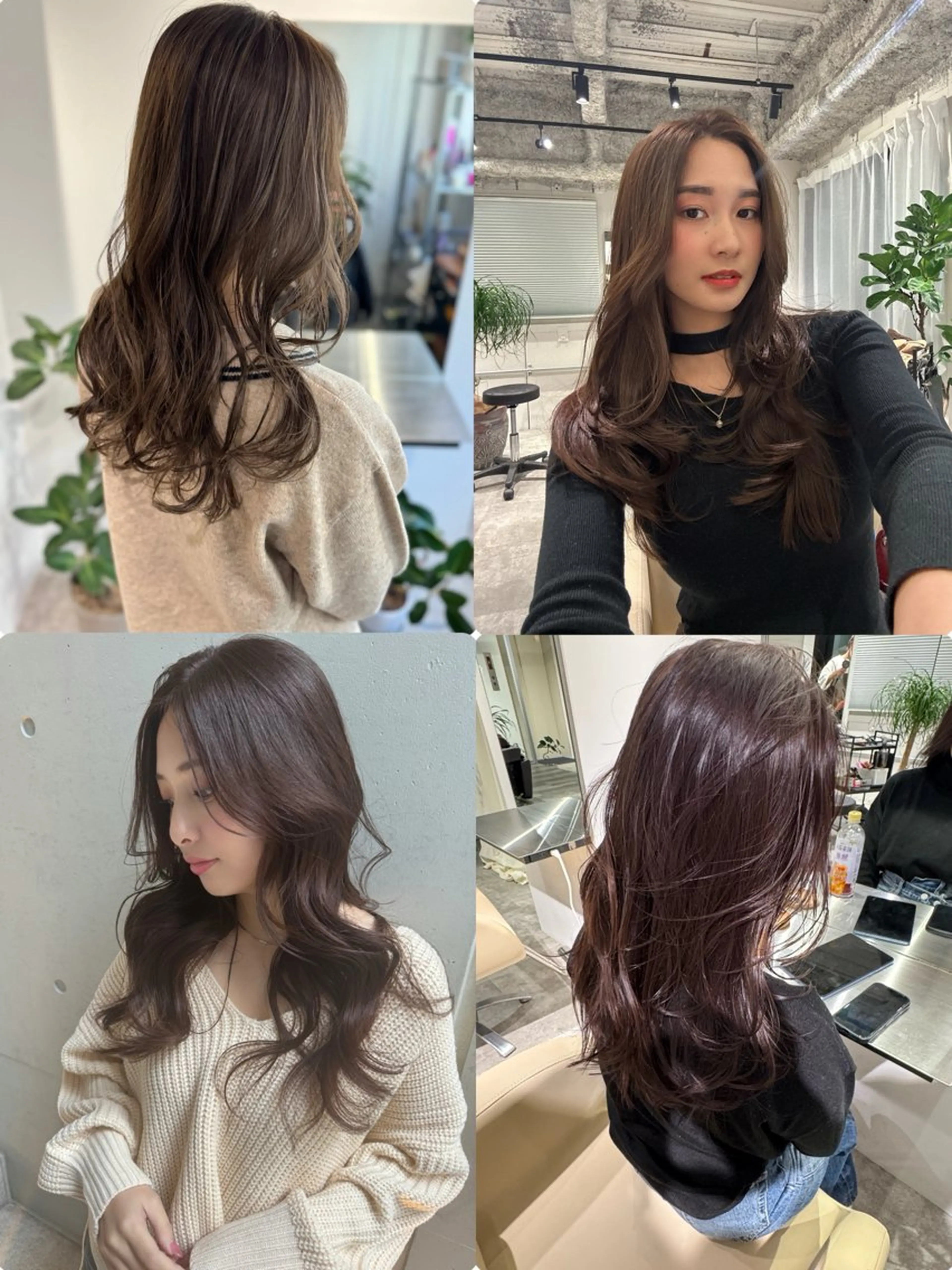 ロング カラー ハッシュカット レイヤーカット カット ヘアカラー トリートメント reverie【レヴリー】所属・夜23時まで予約🉑 reverieあきらのヘアスタイル