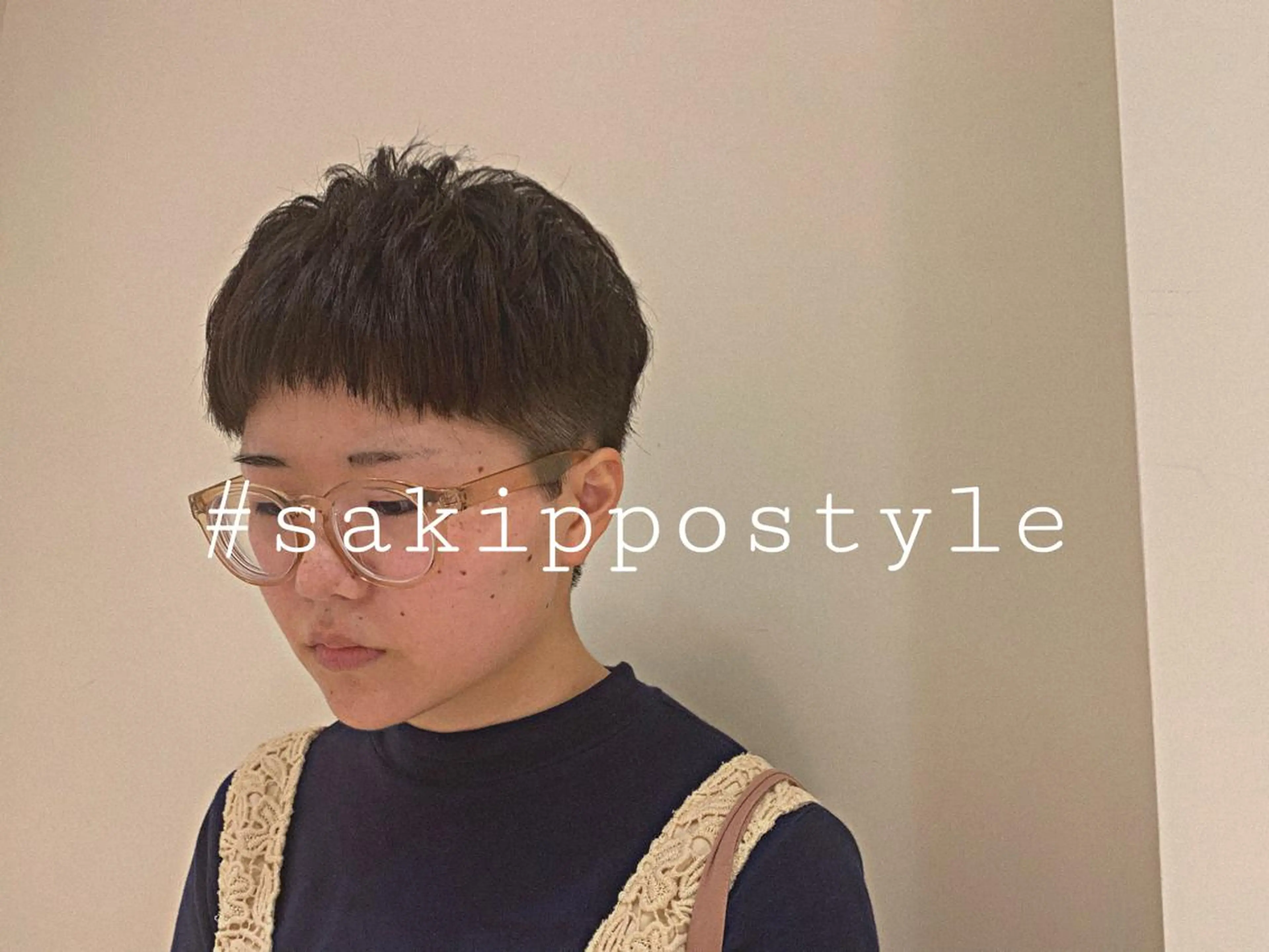 ショート カラー ショートヘア Sol所属・Sol. Sakihoのヘアスタイル