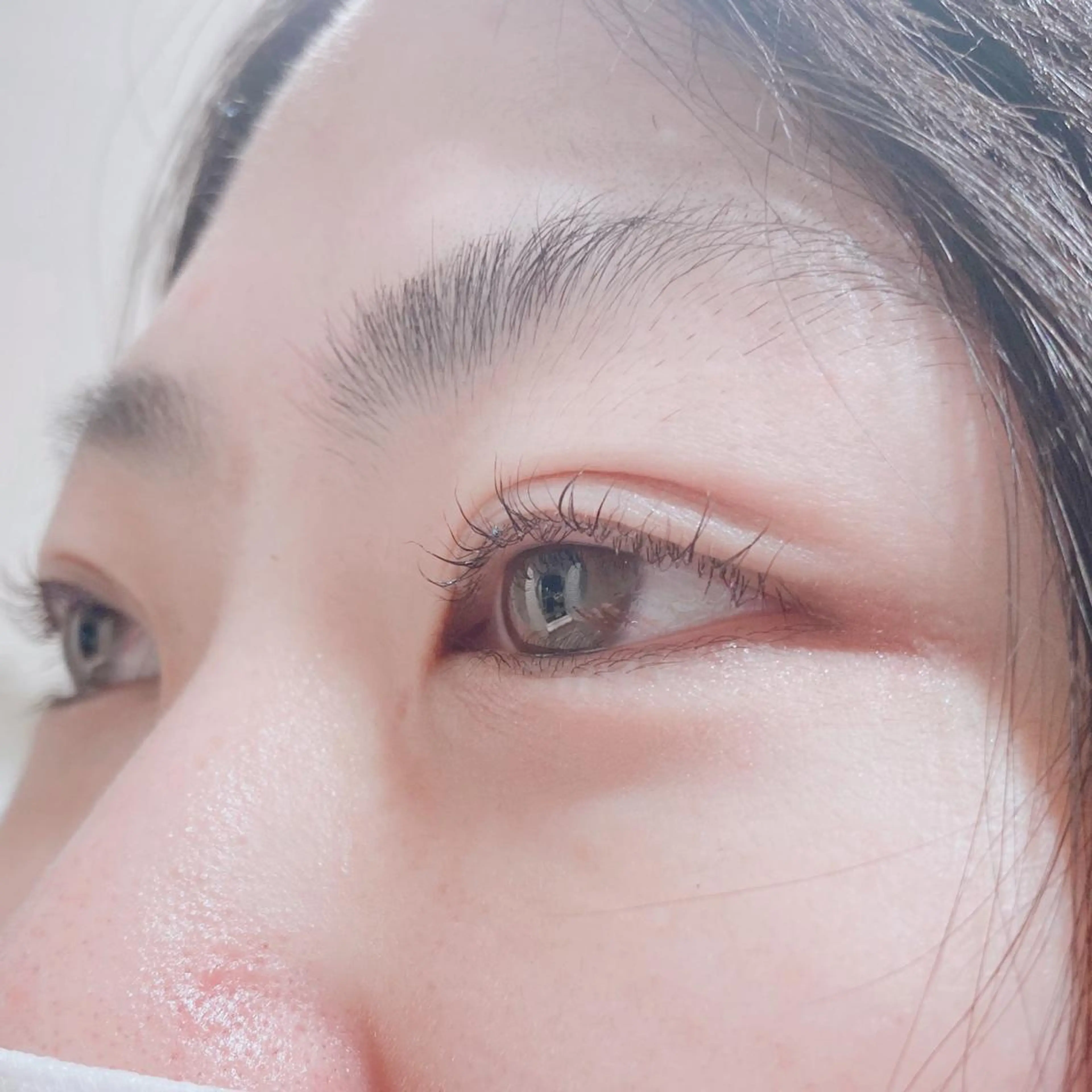 マツエク・マツパ 曲がる縮毛矯正 LIBER 岩名のヘアスタイル