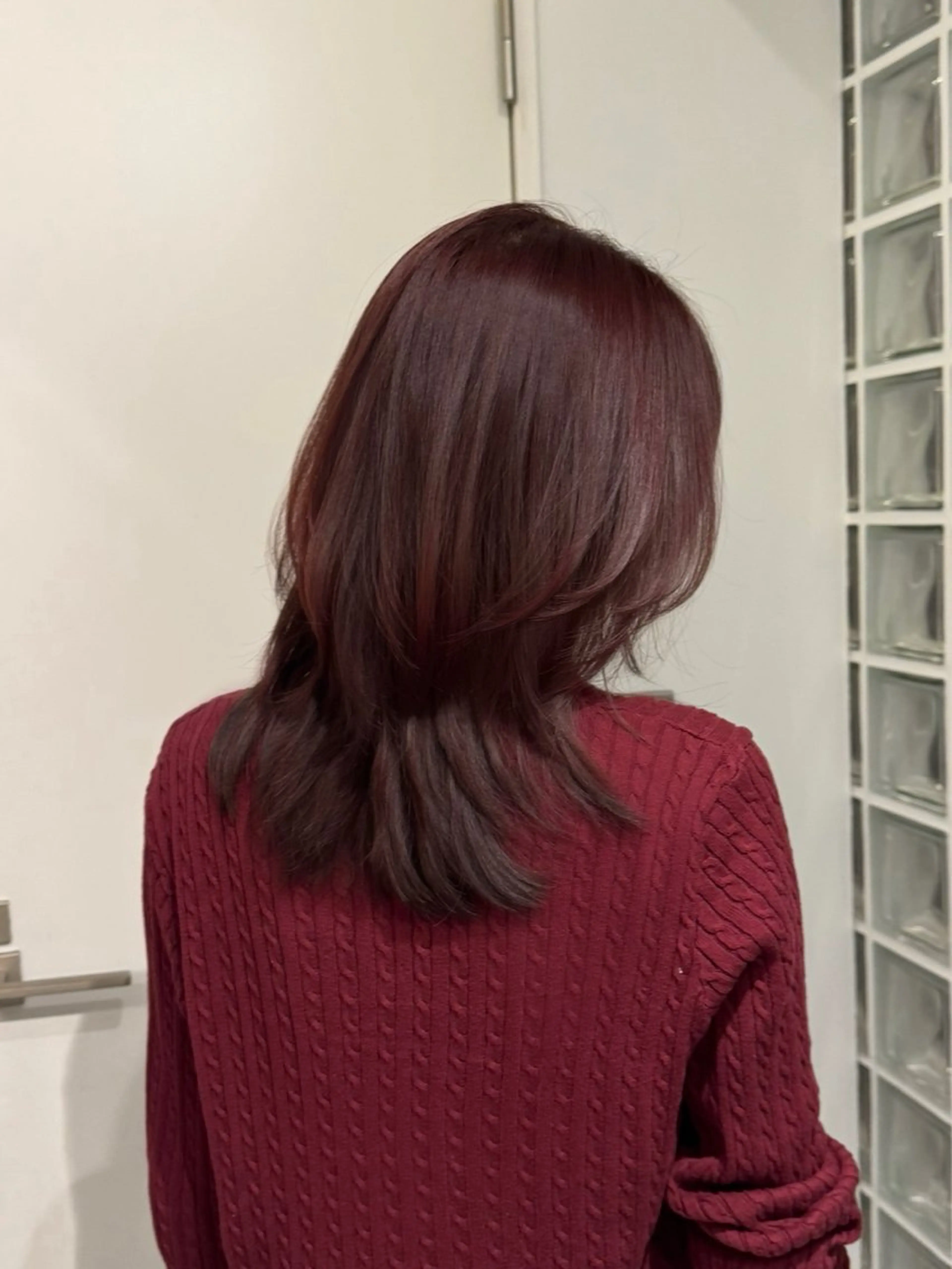 ミディアム カット 透明感/レイヤー カット🎀Maco.のヘアスタイル