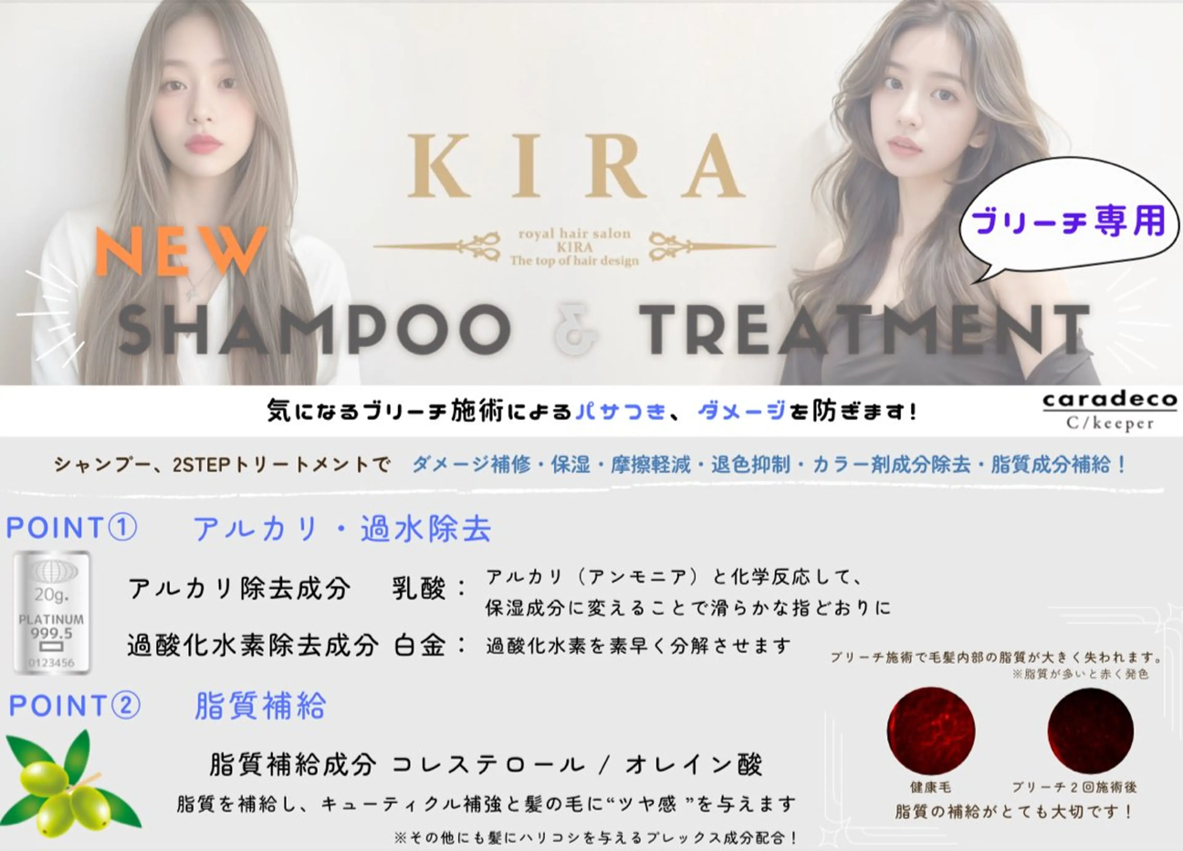 KIRA スズキ タクヤ／店長のヘアスタイル