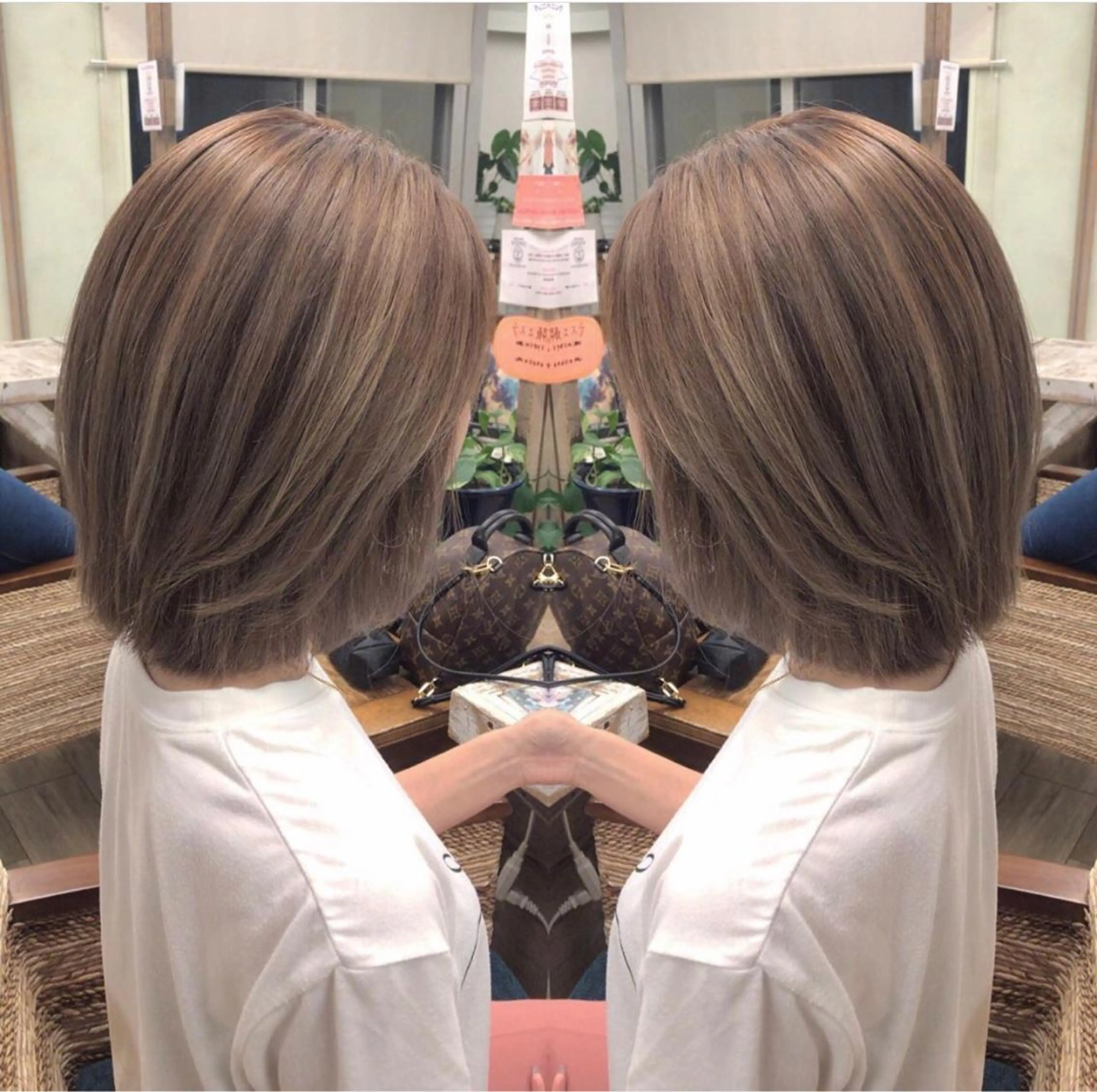 ショート カラー rollen所属・美魔女 美容師NAOのヘアスタイル