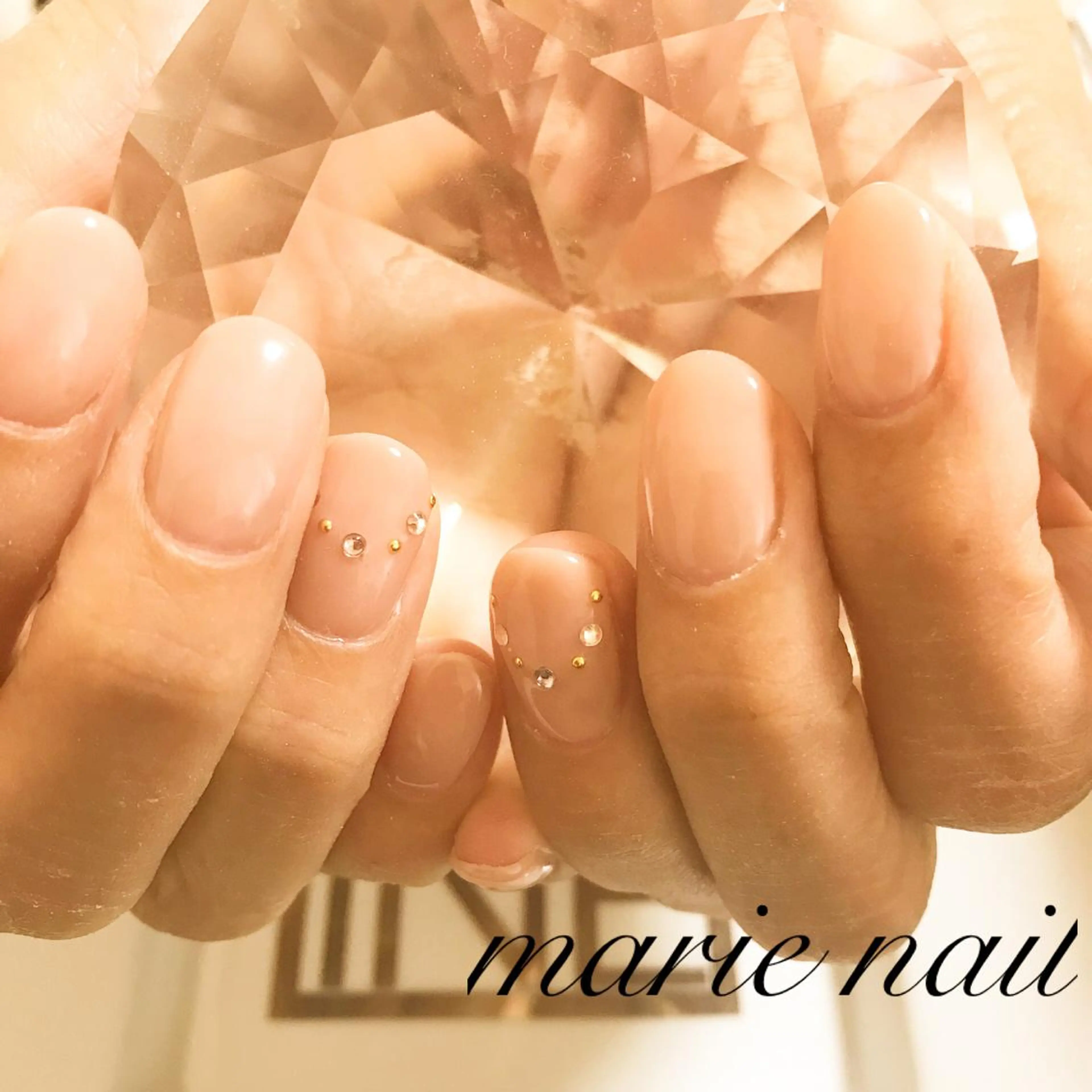 ネイル アートネイル ワンカラーネイル marie nailのネイルデザイン