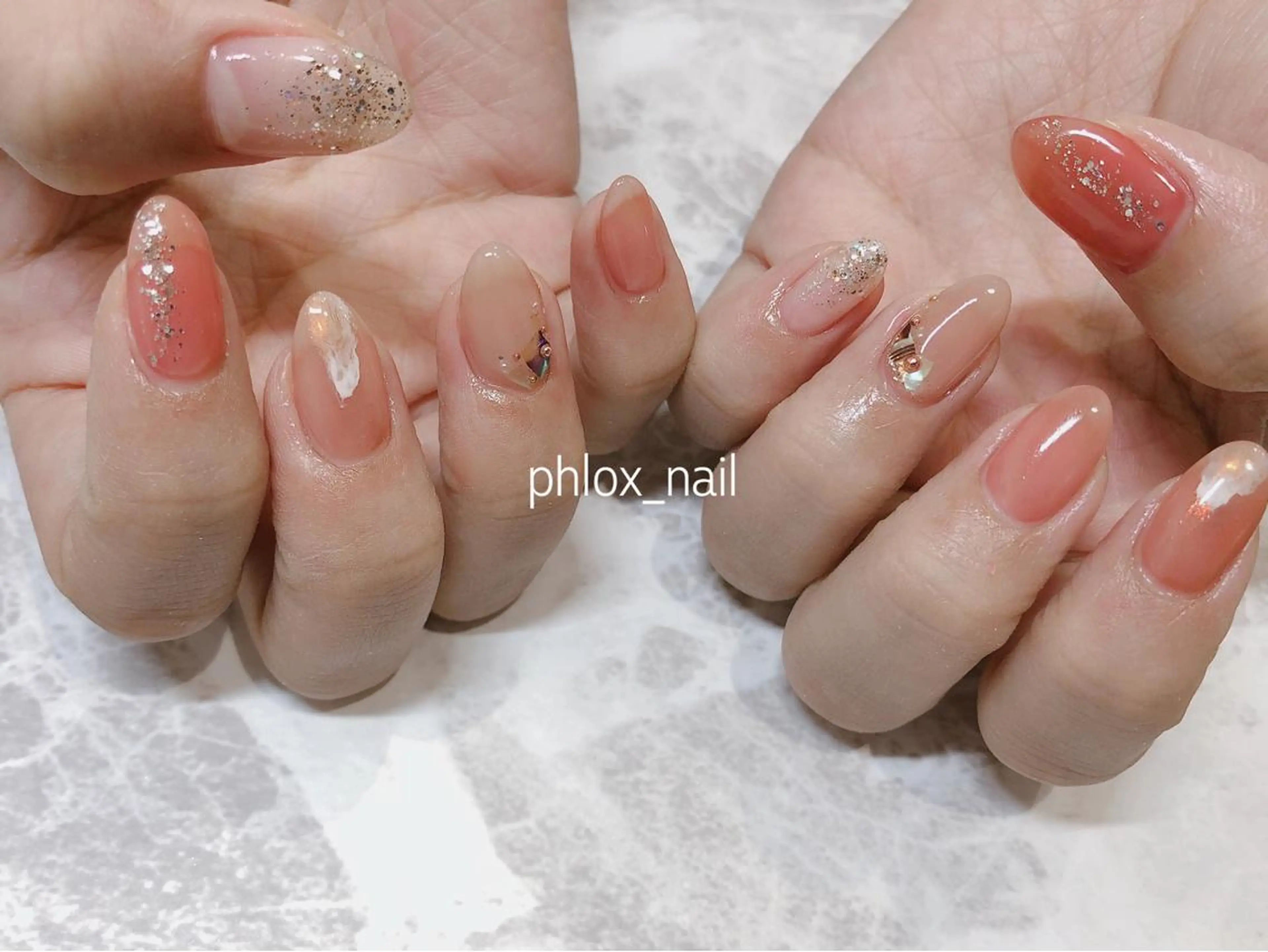 ネイル s/w ＿shokoのネイルデザイン