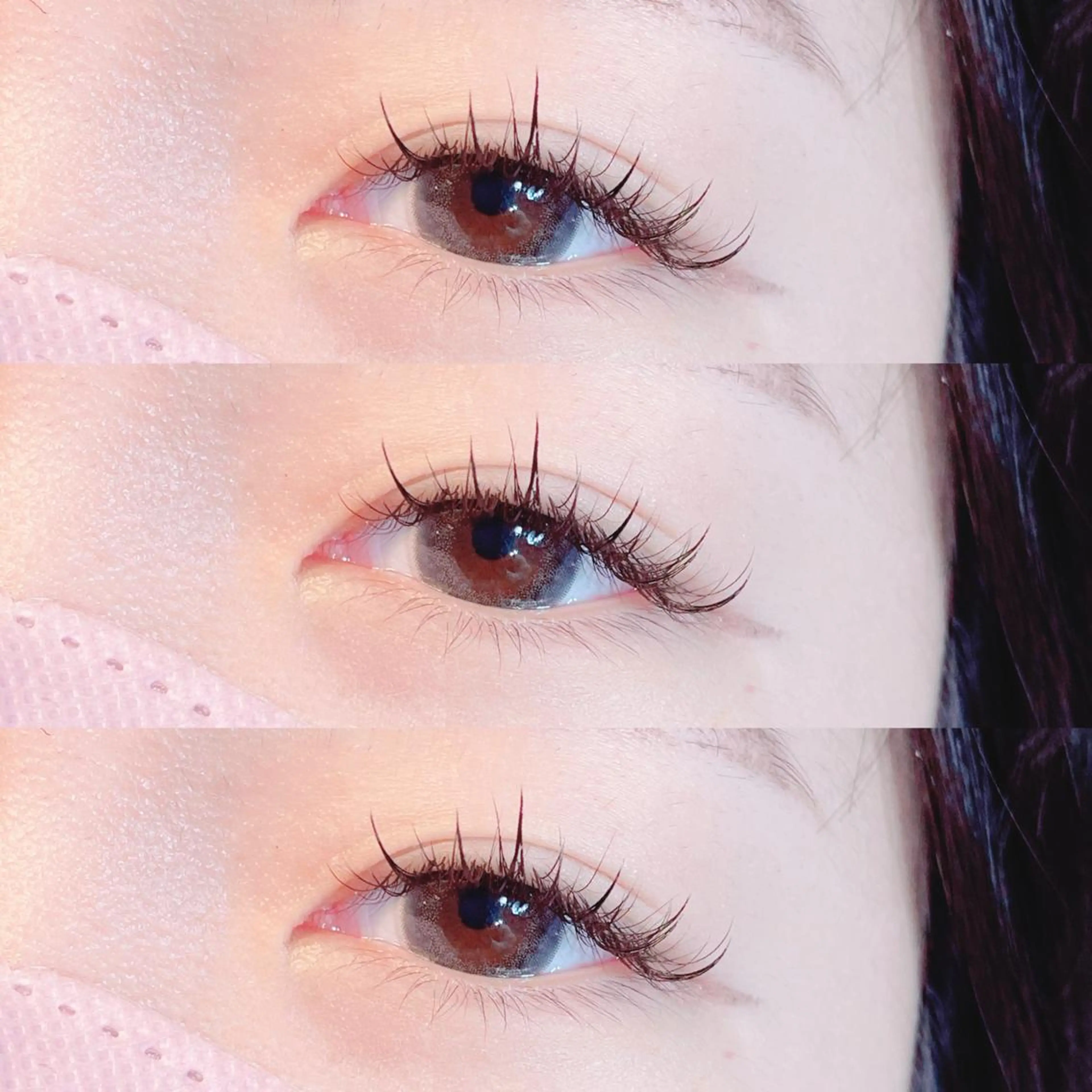 マツエク・マツパ カラーマツエク フラットラッシュ ボリュームラッシュ ワンホンマツエク Mori ✨Mystical✨のマツエク・マツパデザイン