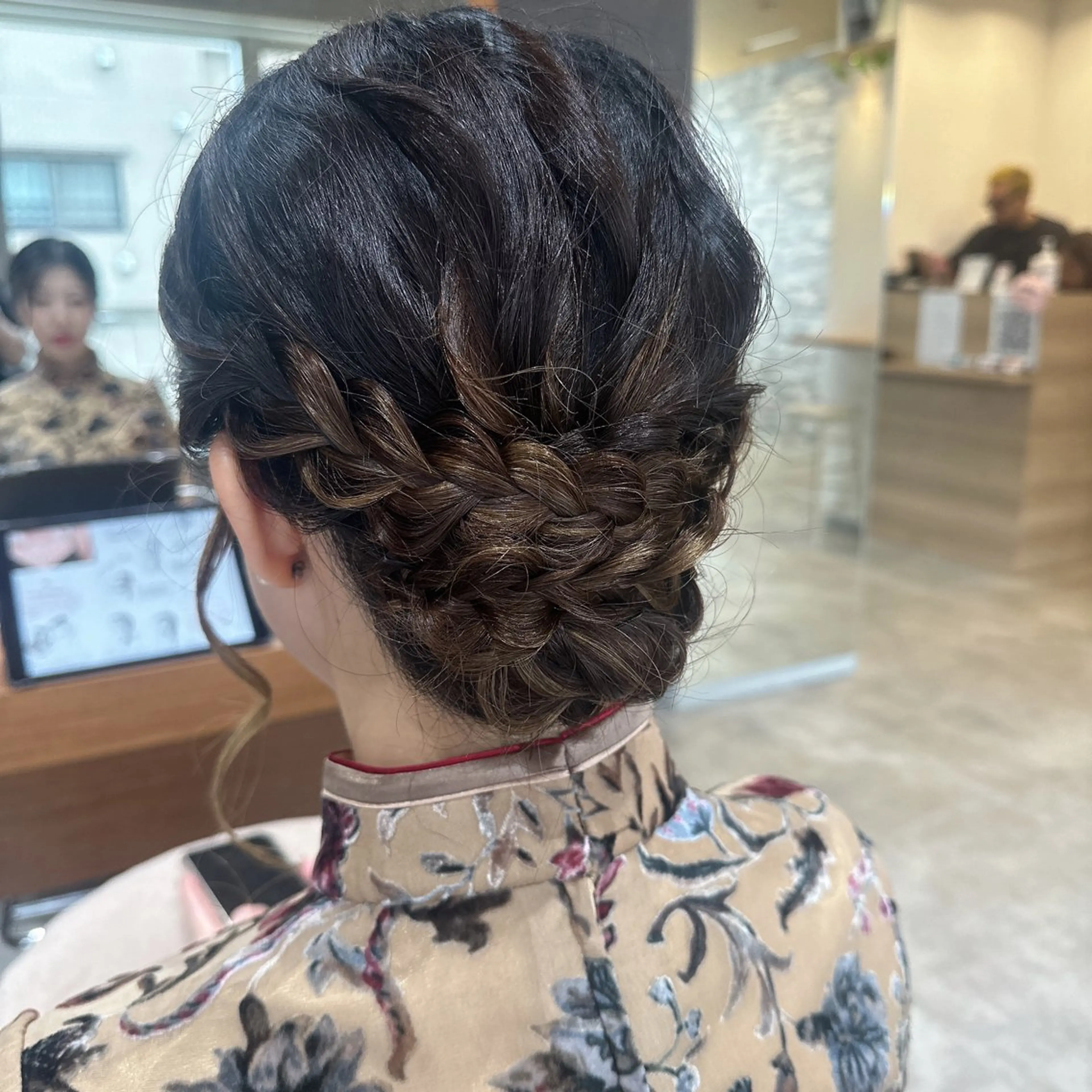 セミロング ヘアセット 🫧アレンジ･髪質 改善maica🫧のヘアスタイル