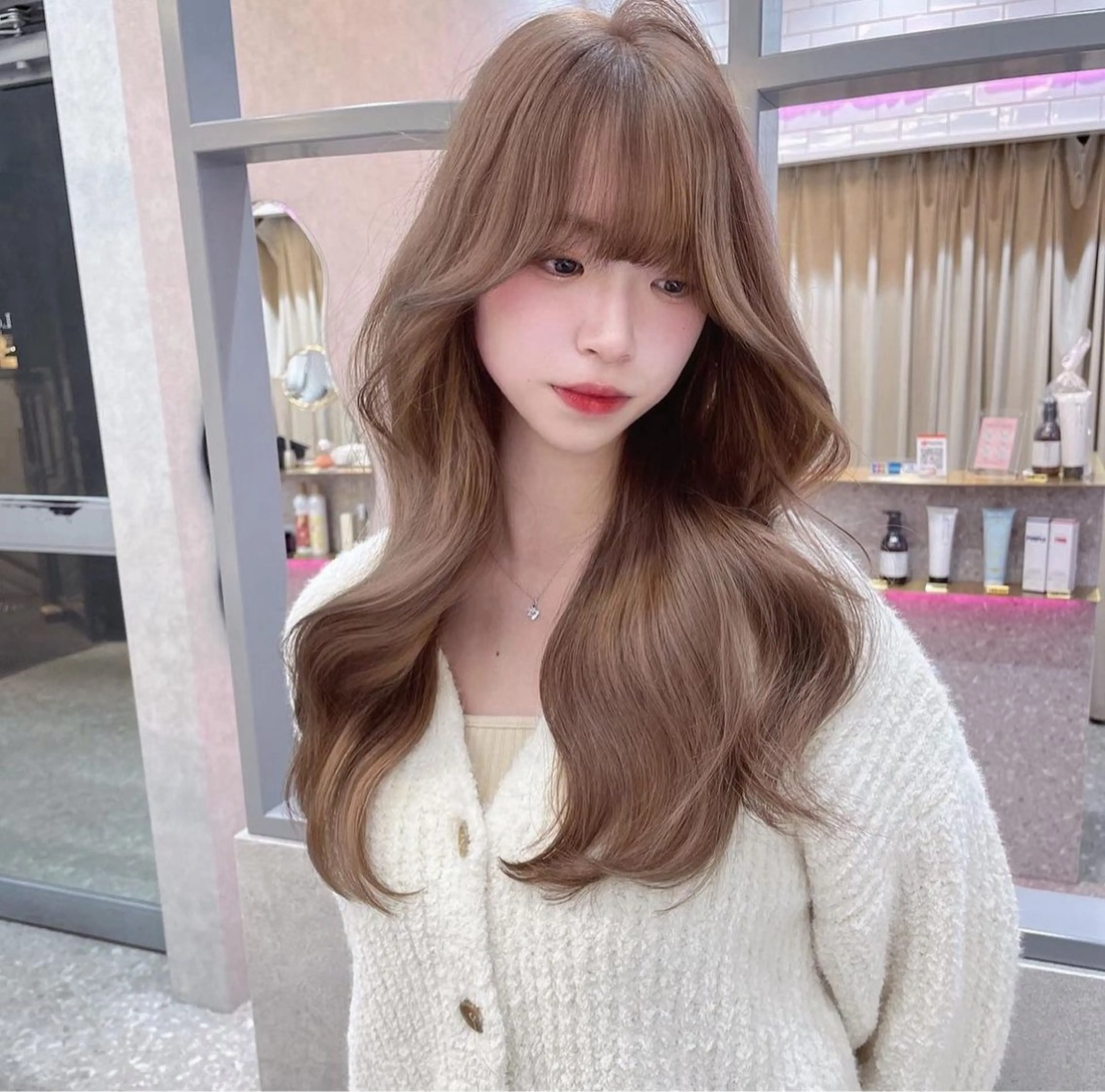 ロング カラー ヘアカラー トリートメント 💎髪質改善💎 LondMeliaのヘアスタイル