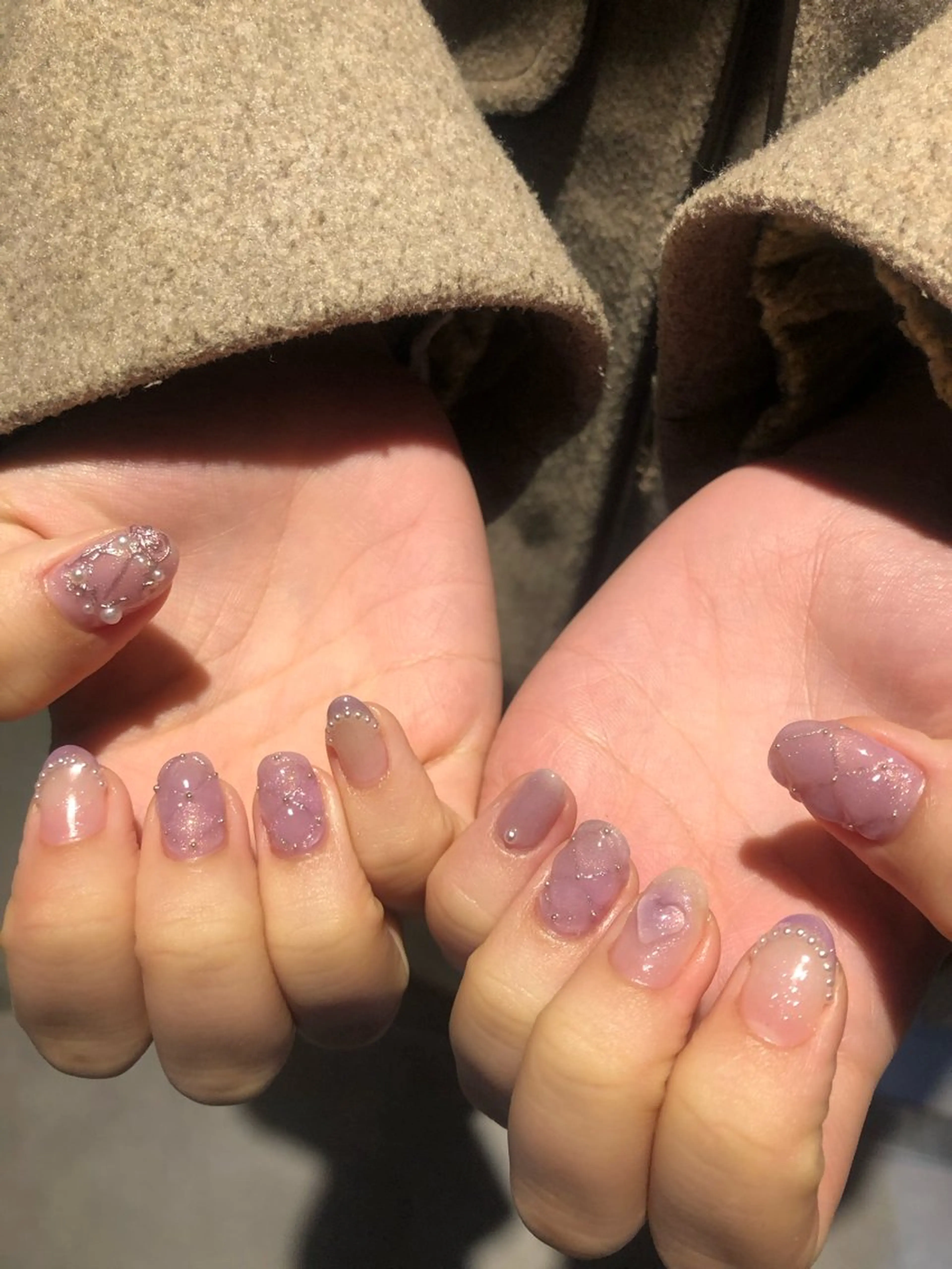 ネイル マグネットネイル ハンドネイル muhl by DILL所属・. wakanaのネイルデザイン