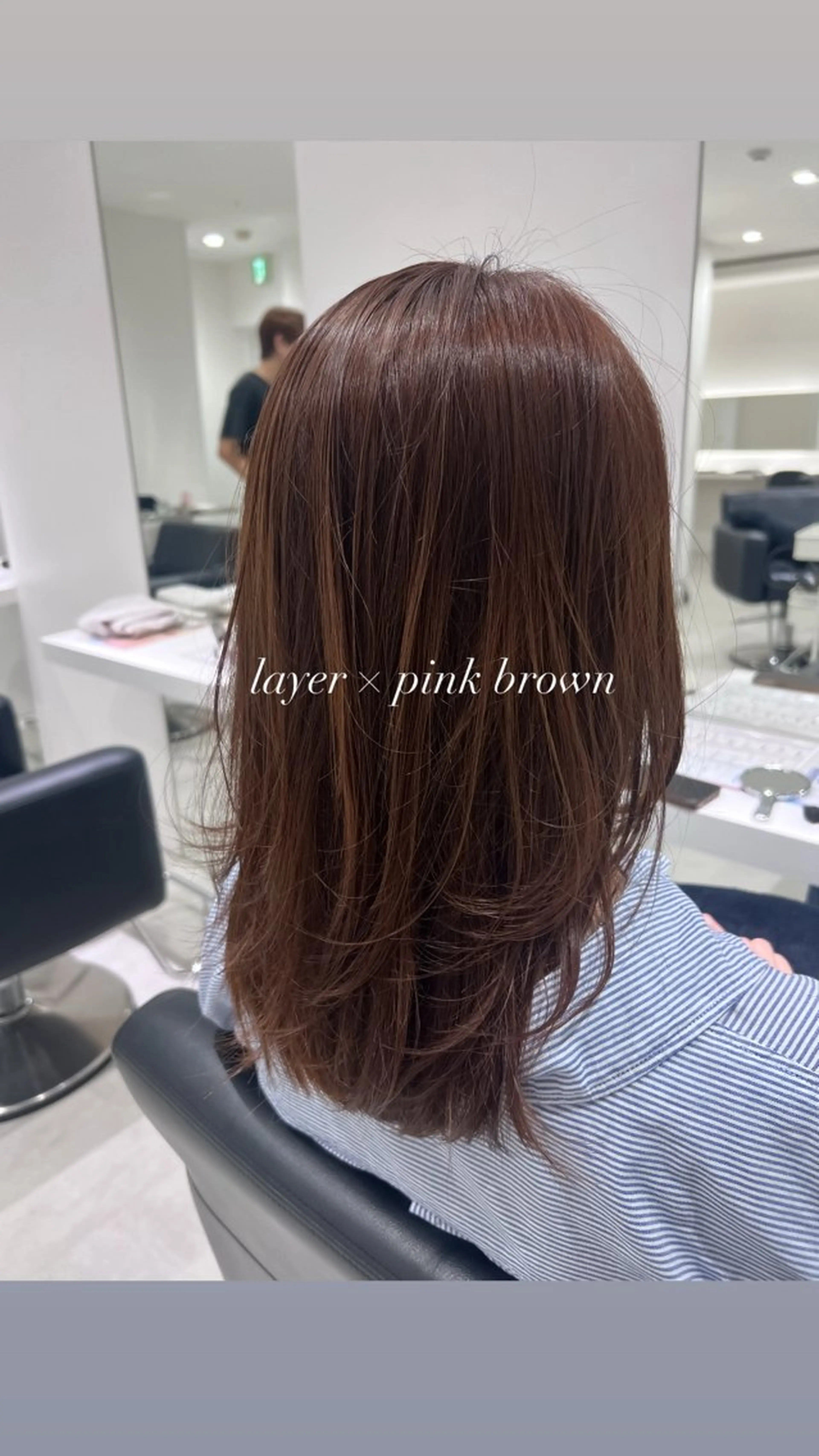 セミロング カラー 🖤:抜け感×大人 透明感カラー/Aoiのヘアスタイル