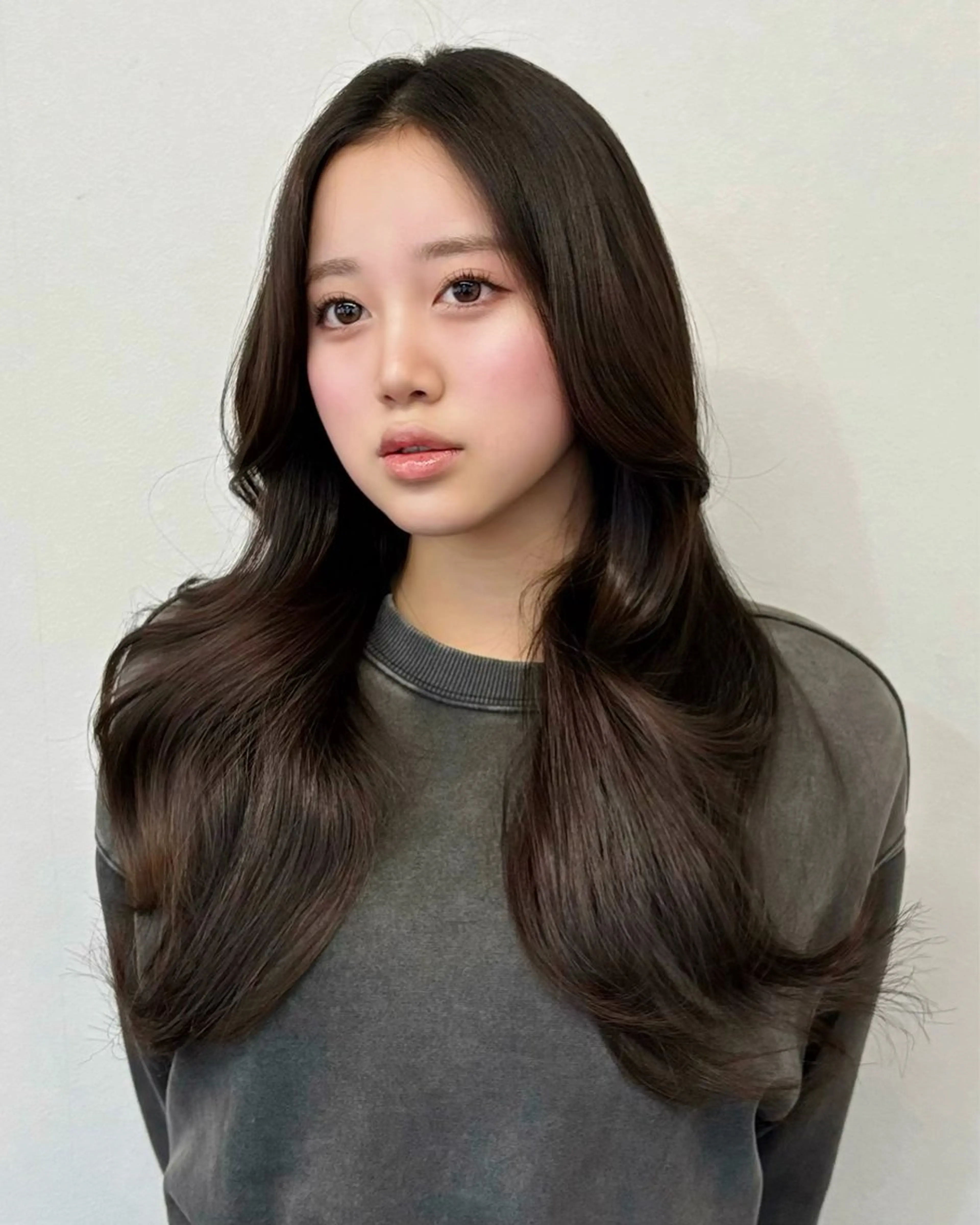 ロング カット ヘアカラー トリートメント 梅田/髪質改善× 艶カラー💎miyuのヘアスタイル