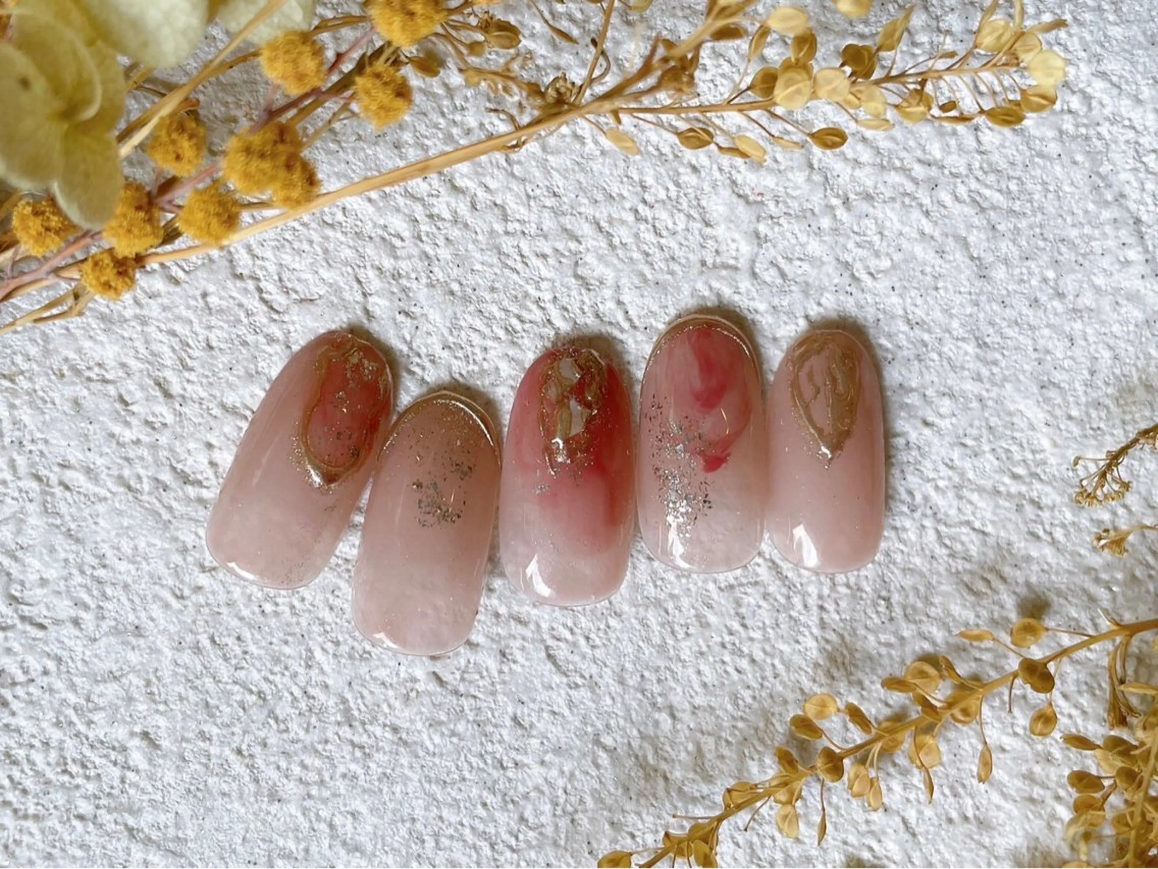 ネイル オーロラネイル フットネイル フレンチネイル ジェルネイル 韓国ネイル ハンドネイル kiki nail 二子玉川のネイルデザイン