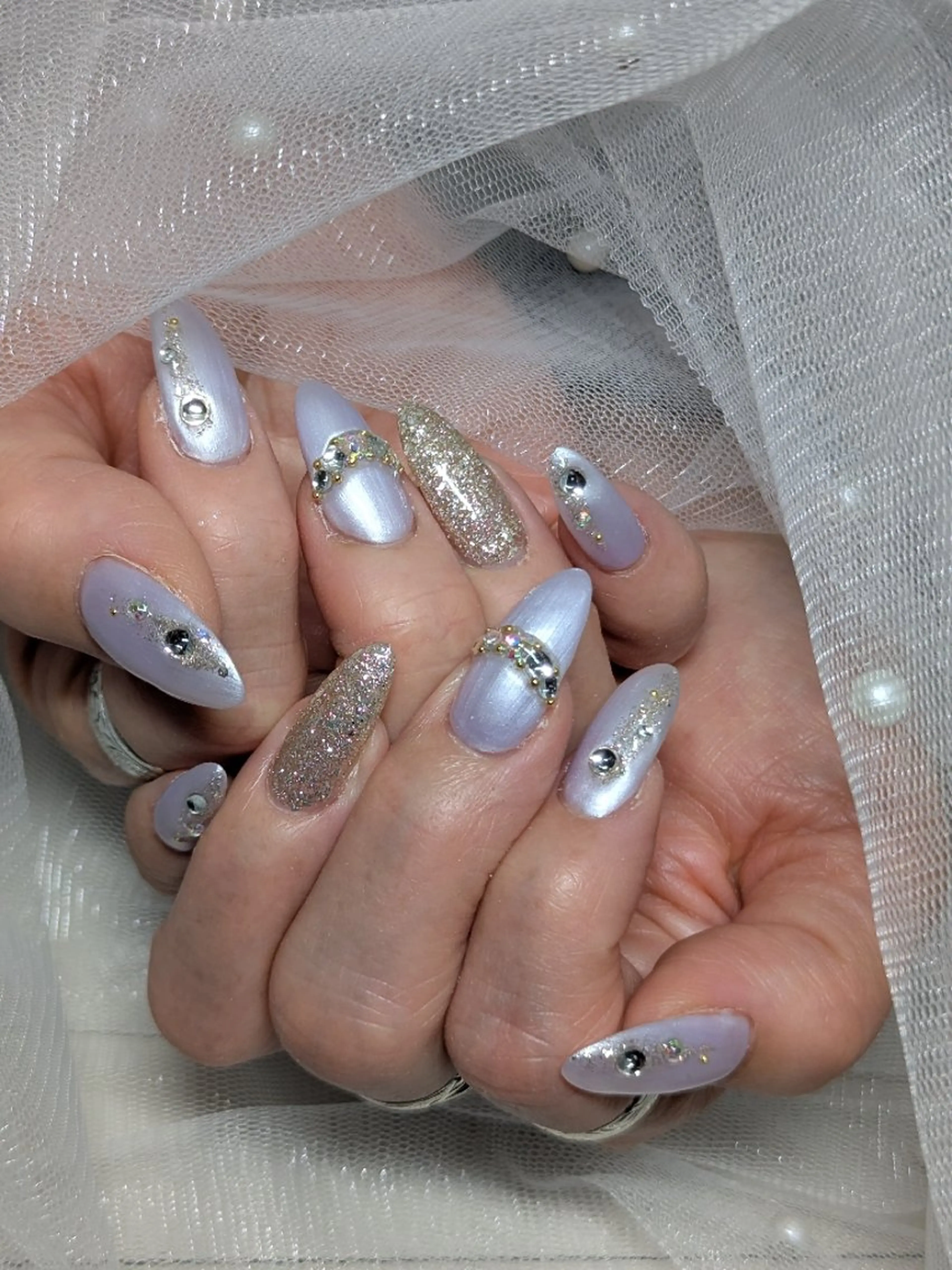 ネイル 長さ出し 持ち込み ハンドネイル KANON所属・☆ KANON☆のネイルデザイン