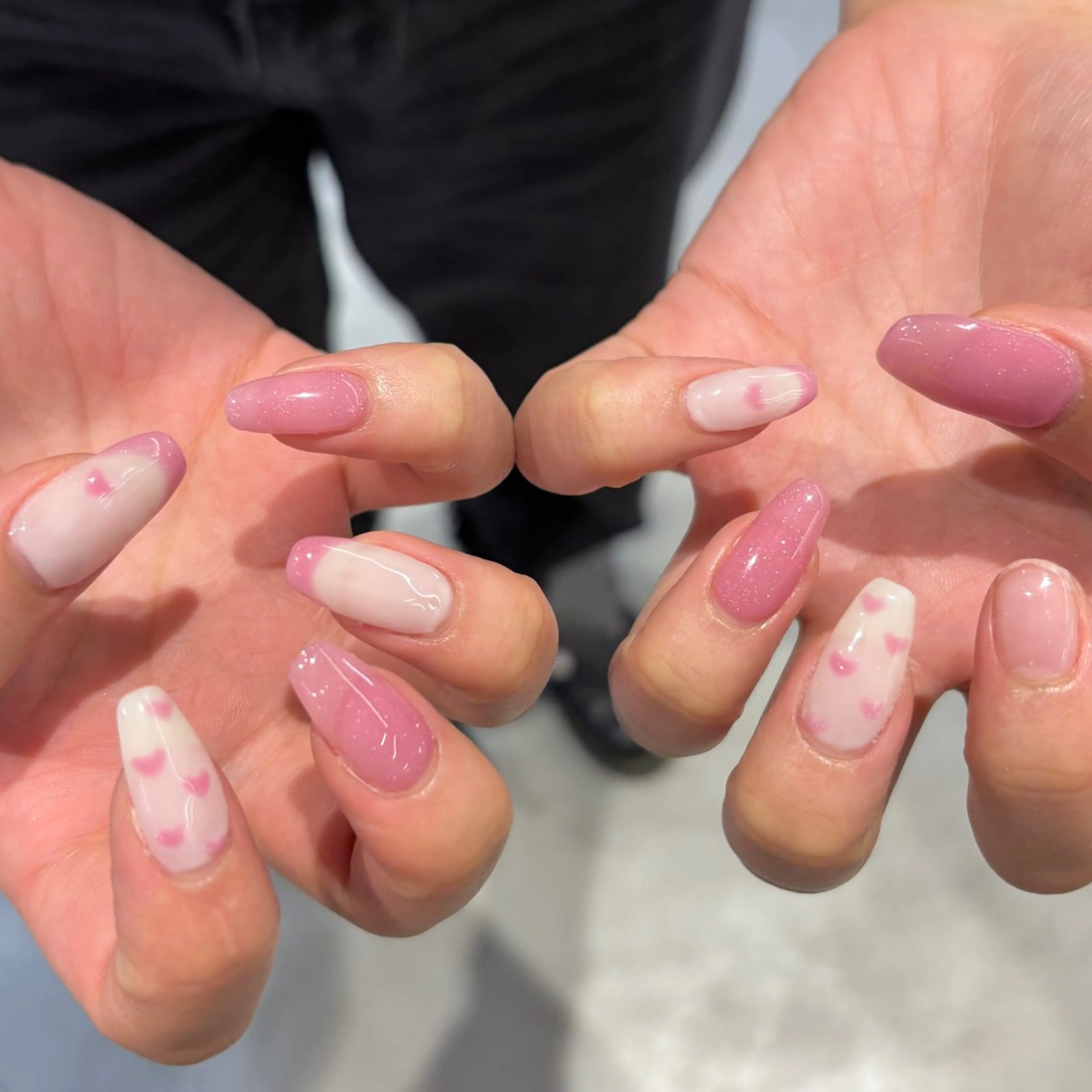 ネイル ハンドネイル YURIN 𓈒ㅤׂ 𝜗𝜚のネイルデザイン