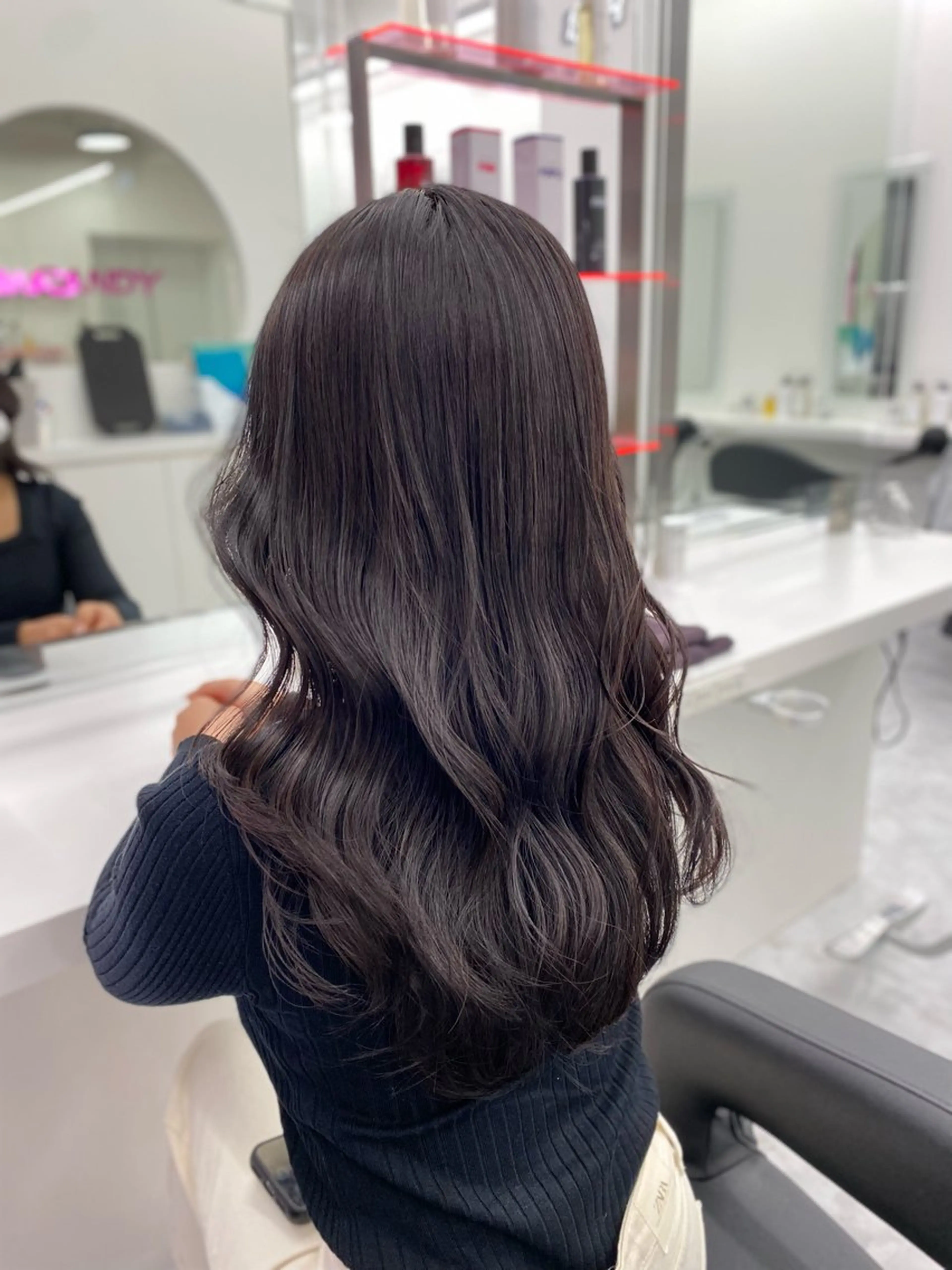 ロング カラー フォギーグレージュ グレージュ 💖トレンド秋冬 カラー💖FUTAのヘアスタイル