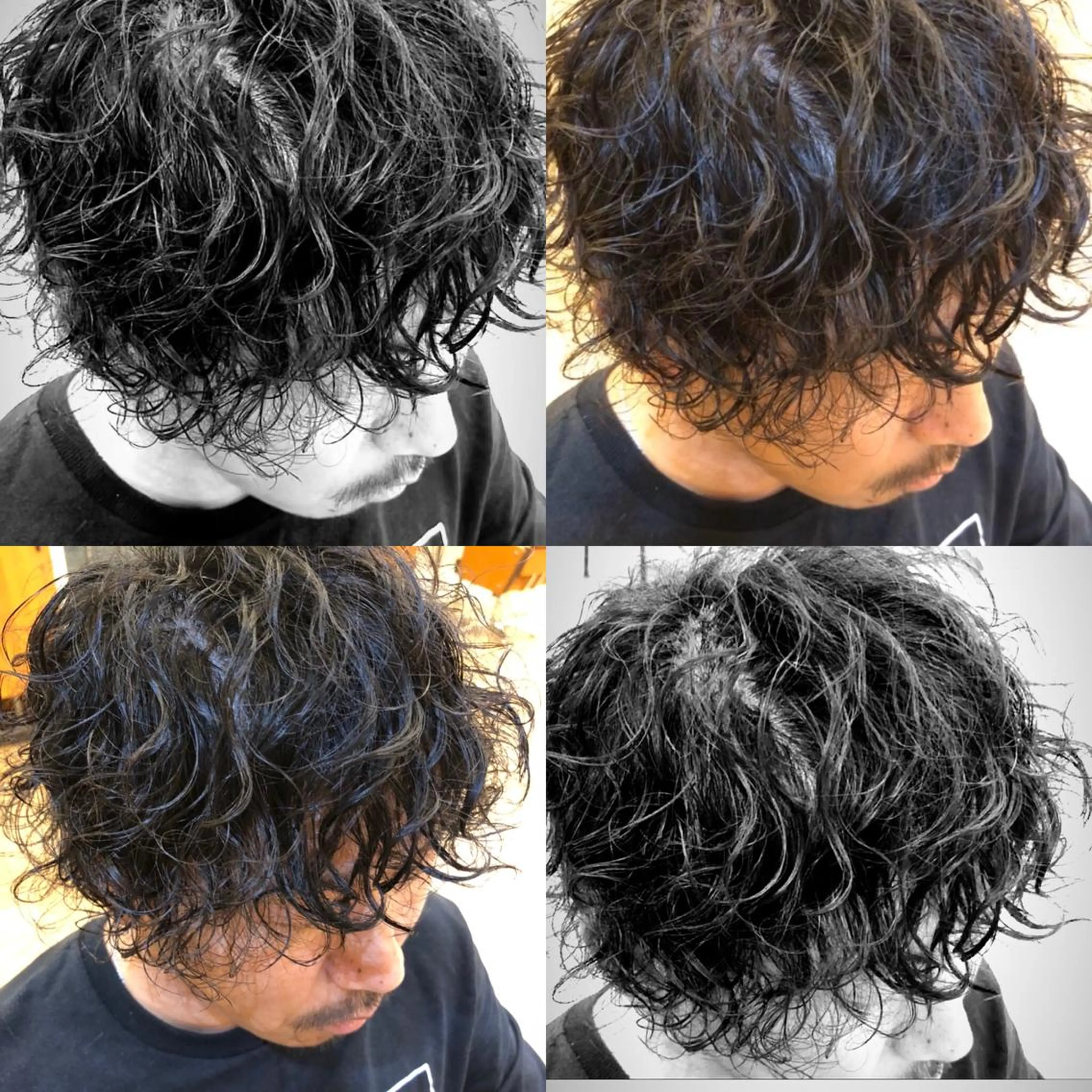 ショート メンズ メンズパーマ TELA  HAIR 土浦所属・TELA HAIR 副代表　岡田のヘアスタイル