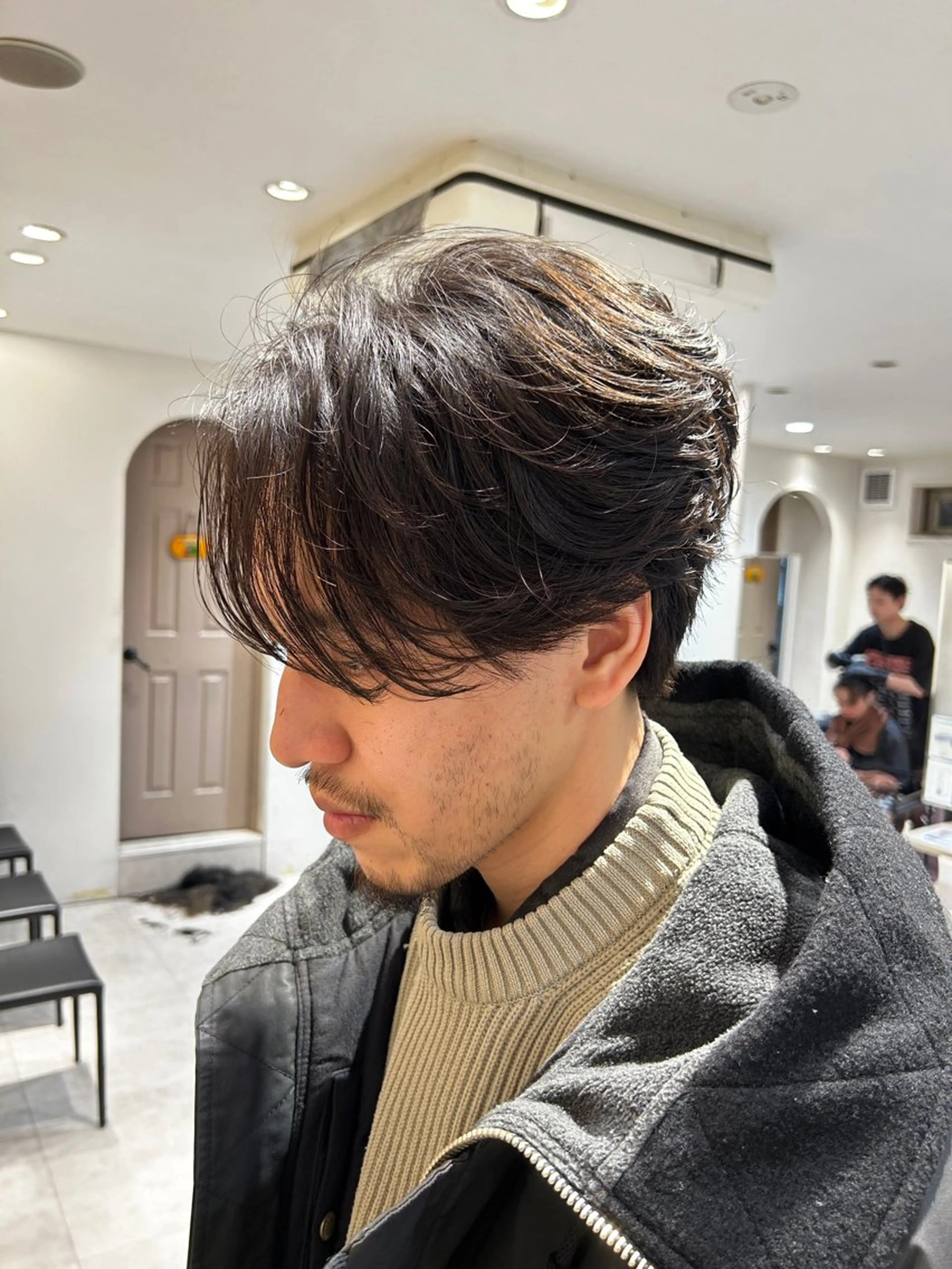 ショート パーマ メンズ カット パーマ AI TOKYO men’s  横浜所属・メンズ支持数No.1 👑リュウ👑のヘアスタイル